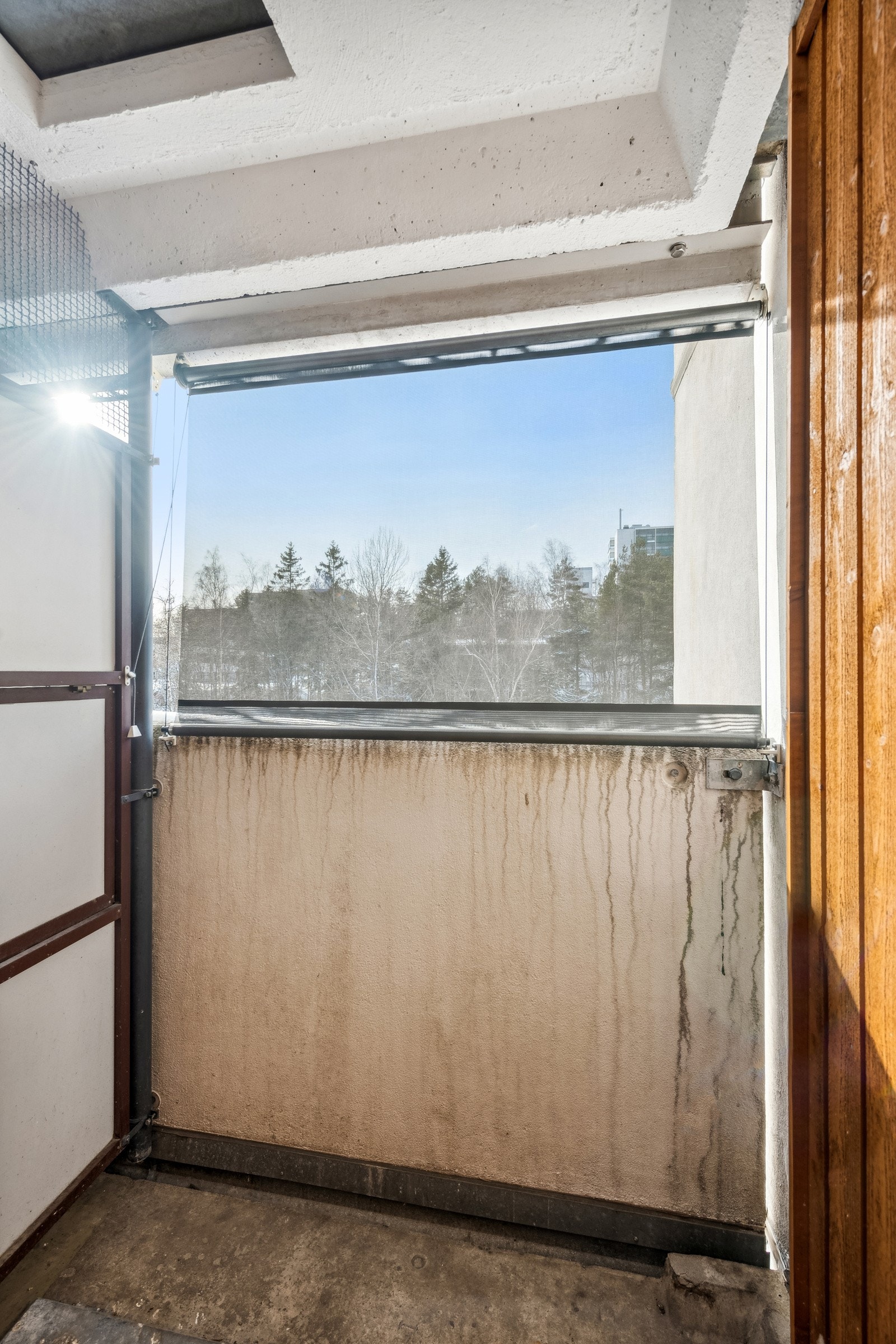 Fra vaskerommet er det utgang til luftebalkong. Galleribilde