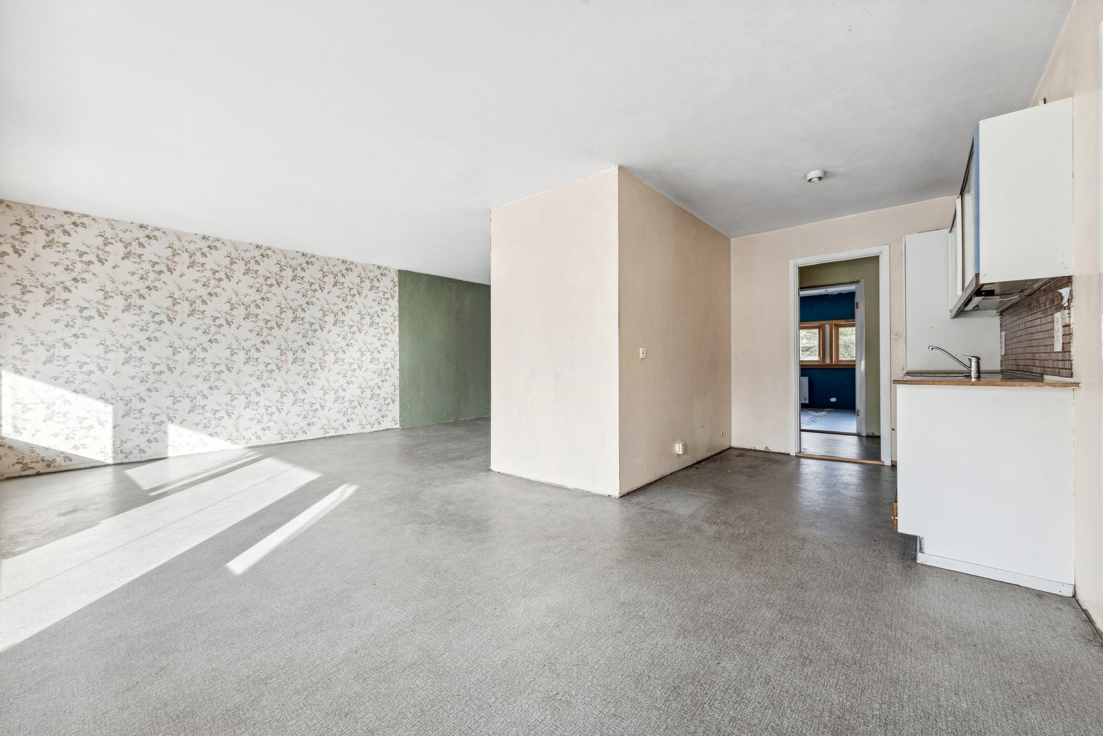 Delvis åpen kjøkkenløsning. Galleribilde