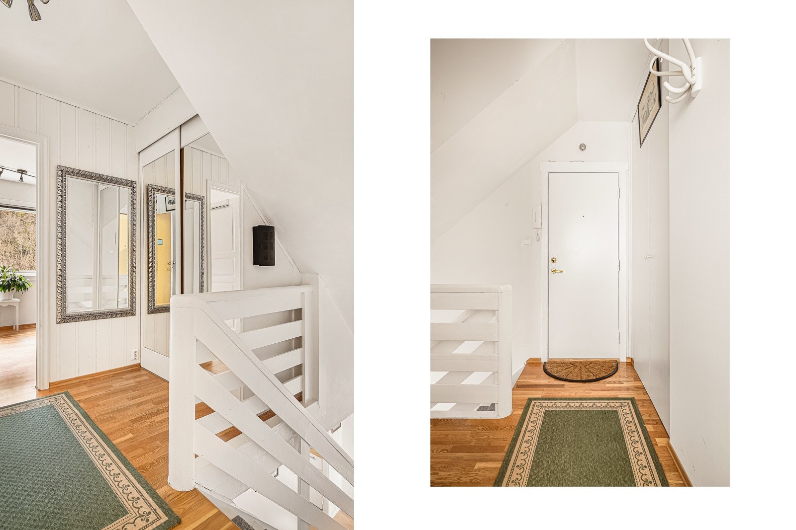 Romslig entrè med praktisk skyvedørsgarderobe. Galleribilde