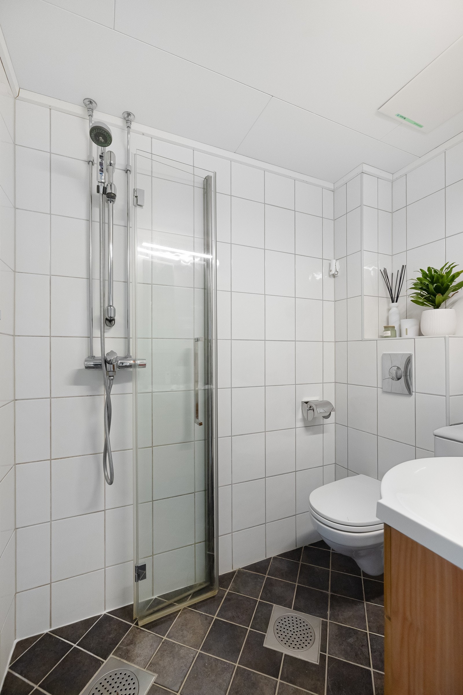 Opplegg til vaskemaskin på bad Galleribilde