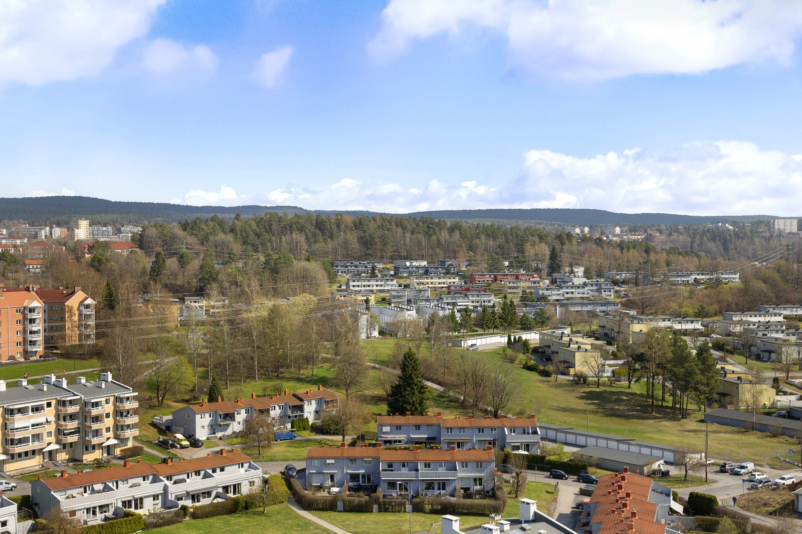 Utsikt fra balkongen Galleribilde