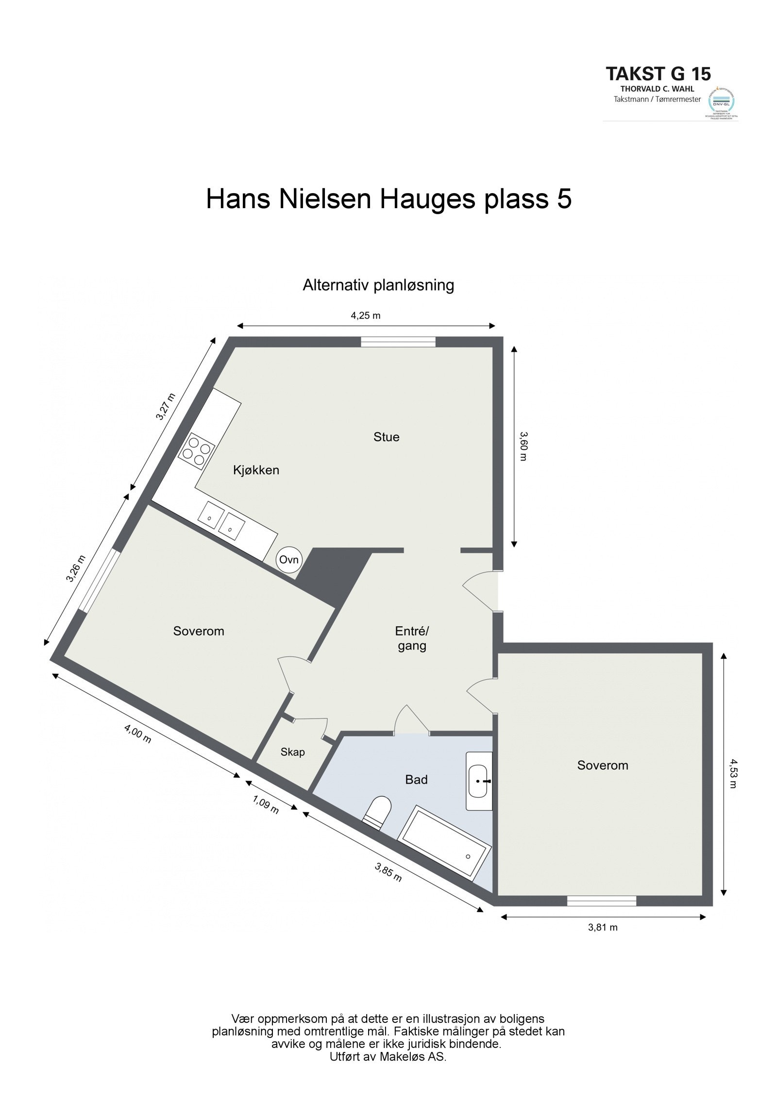 Alternativ Plantegning Galleribilde