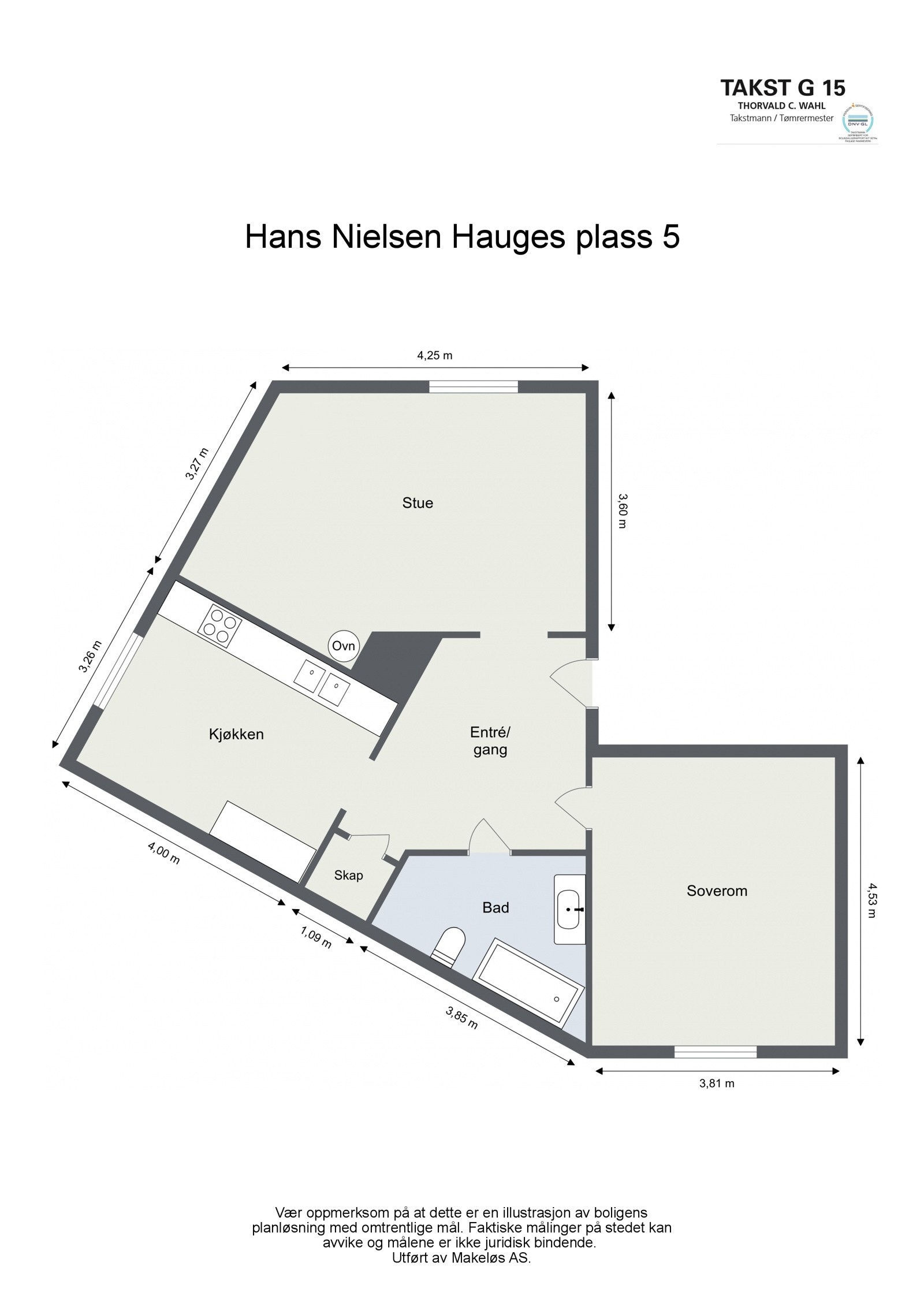 Plantegning Galleribilde