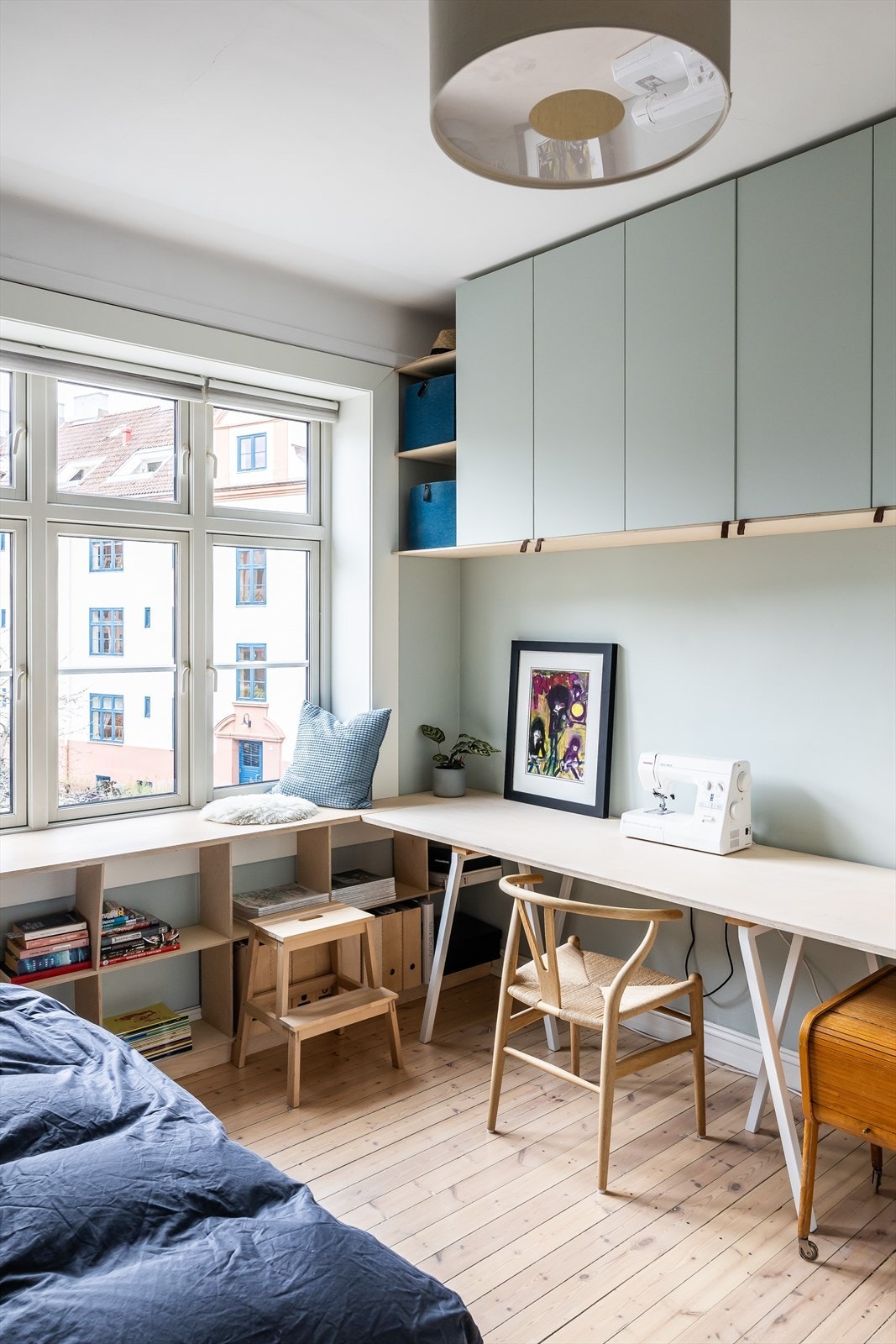 Soverommet vender inn mot rolig bakgård. Galleribilde