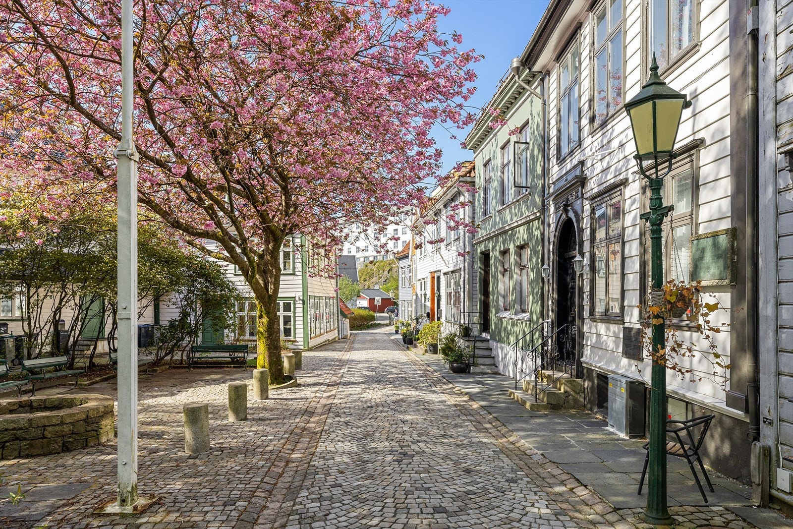 I området er det mange koselige brosteinsbelagte gater. Galleribilde