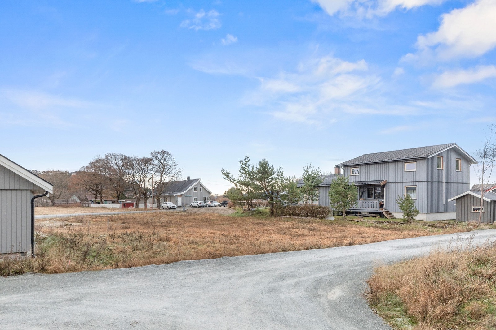 Tomten er på 769kvm. Galleribilde