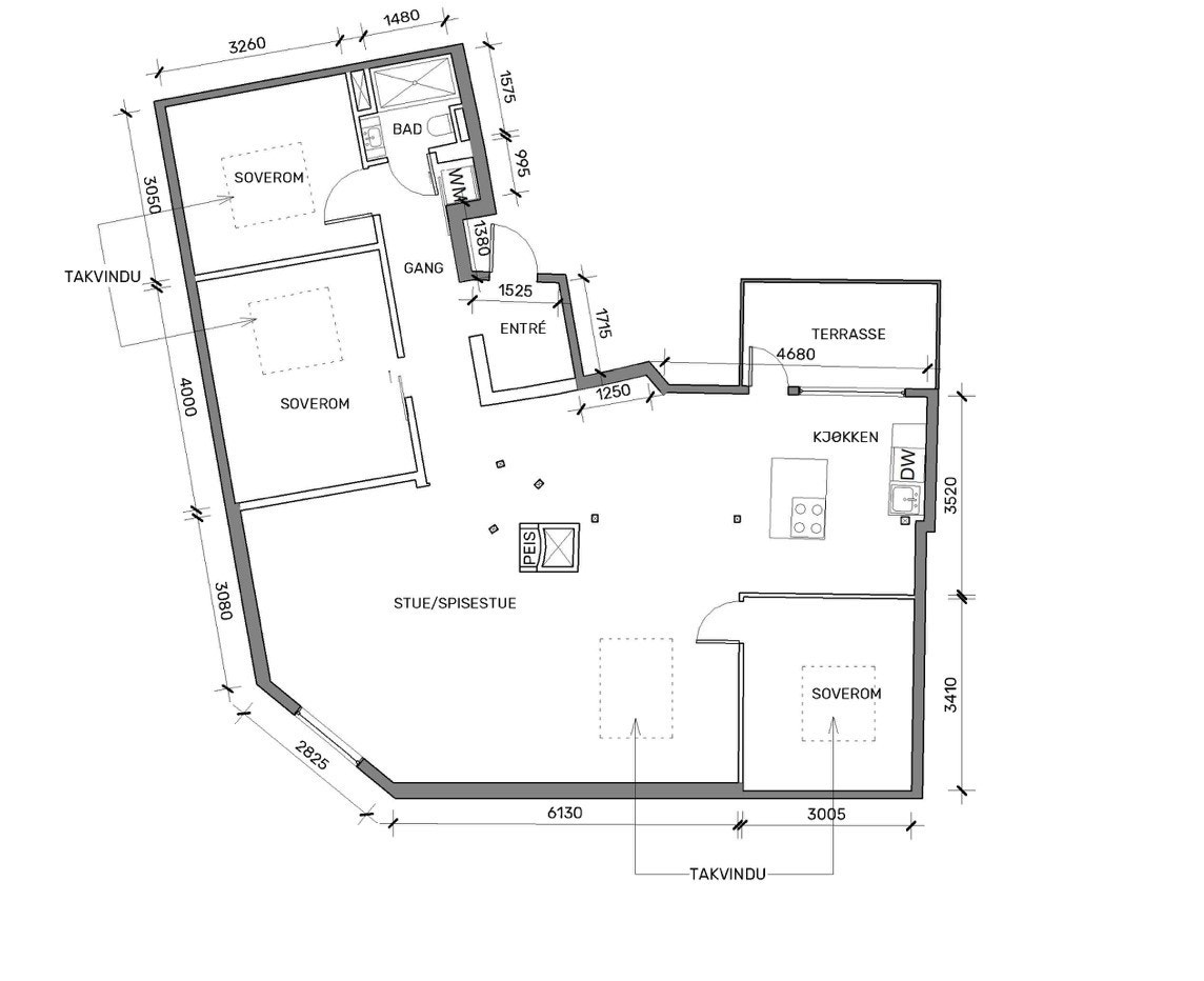 Plantegning Galleribilde