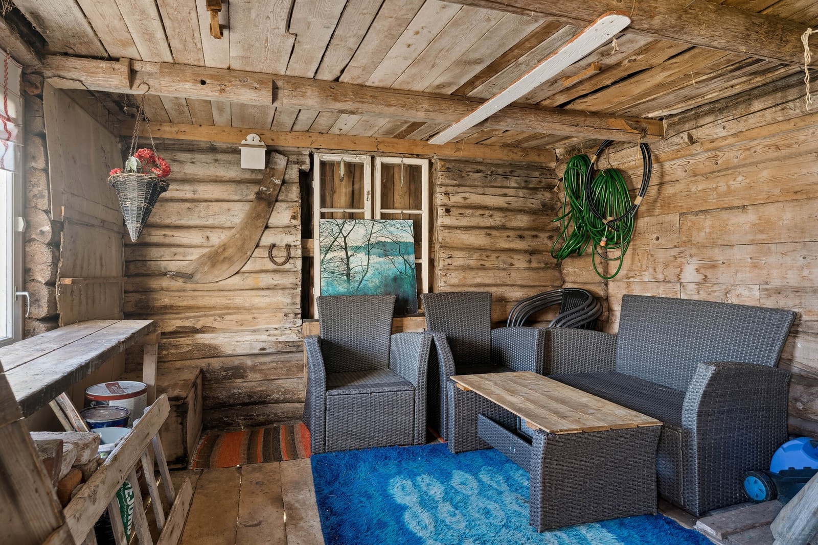 Fjøset er på 21 kvm. Galleribilde