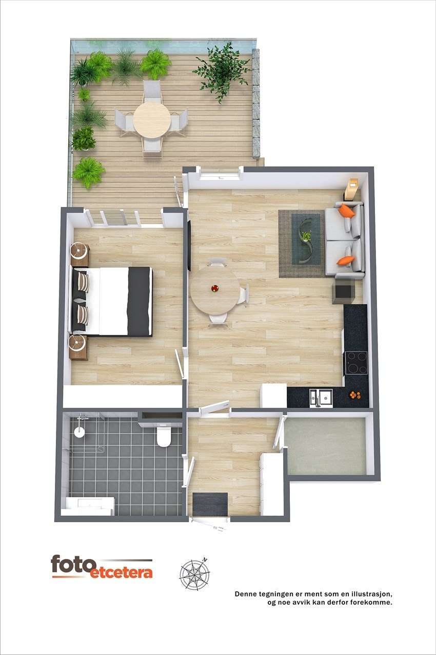 Plantegning Galleribilde