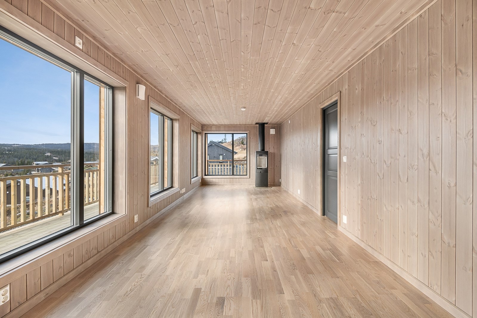 Stua oppleves som et åpent og sosialt rom. Galleribilde