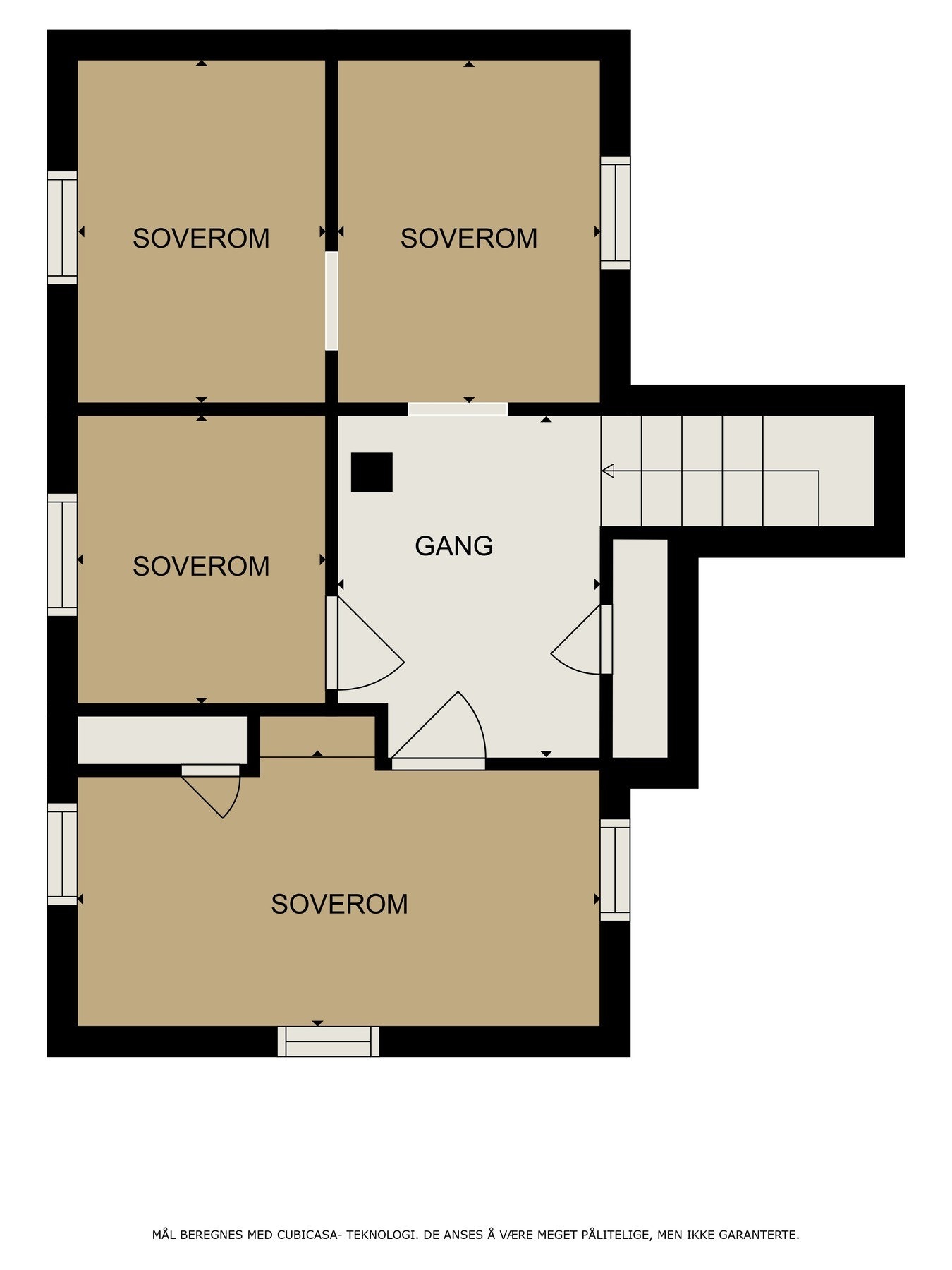 Plantegning loft Galleribilde