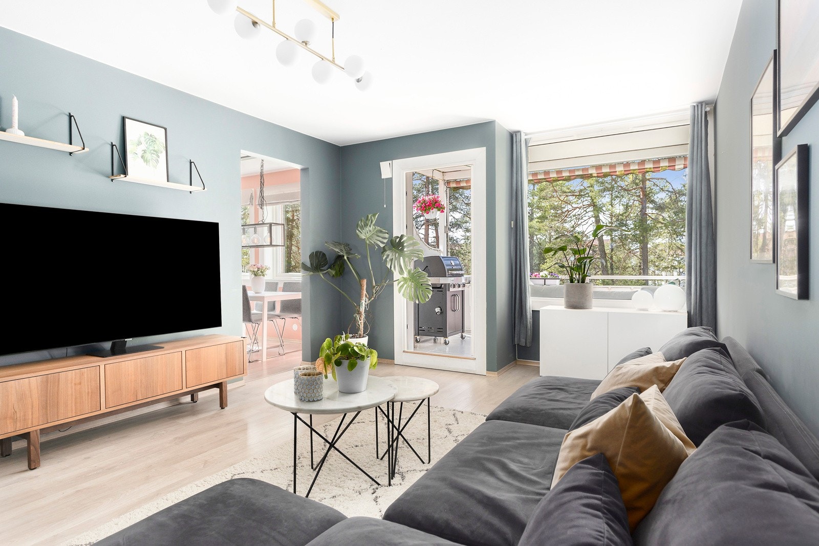 - Velkommen til Vetlandsfaret 5B, en flott 3-roms leilighet med balkong på 8 m² og luftig utsyn - Galleribilde