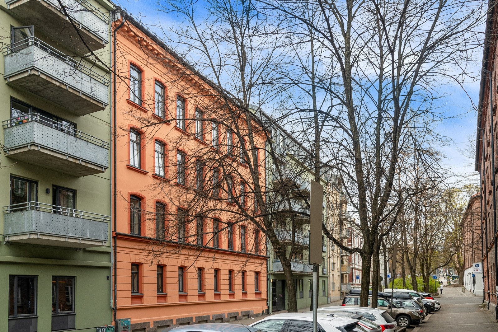 Fasade Lakkegata. Galleribilde