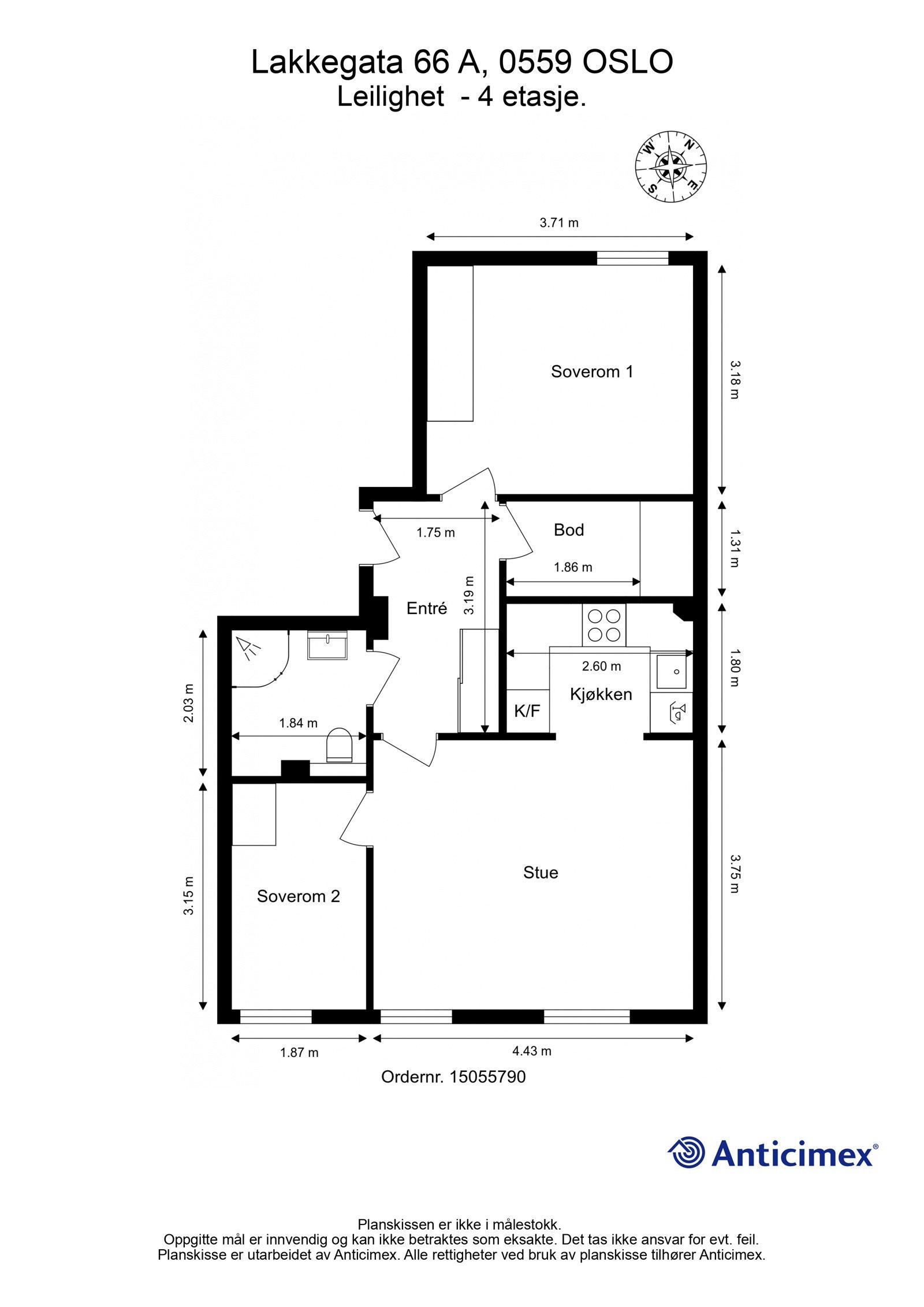 Planskisse. Galleribilde