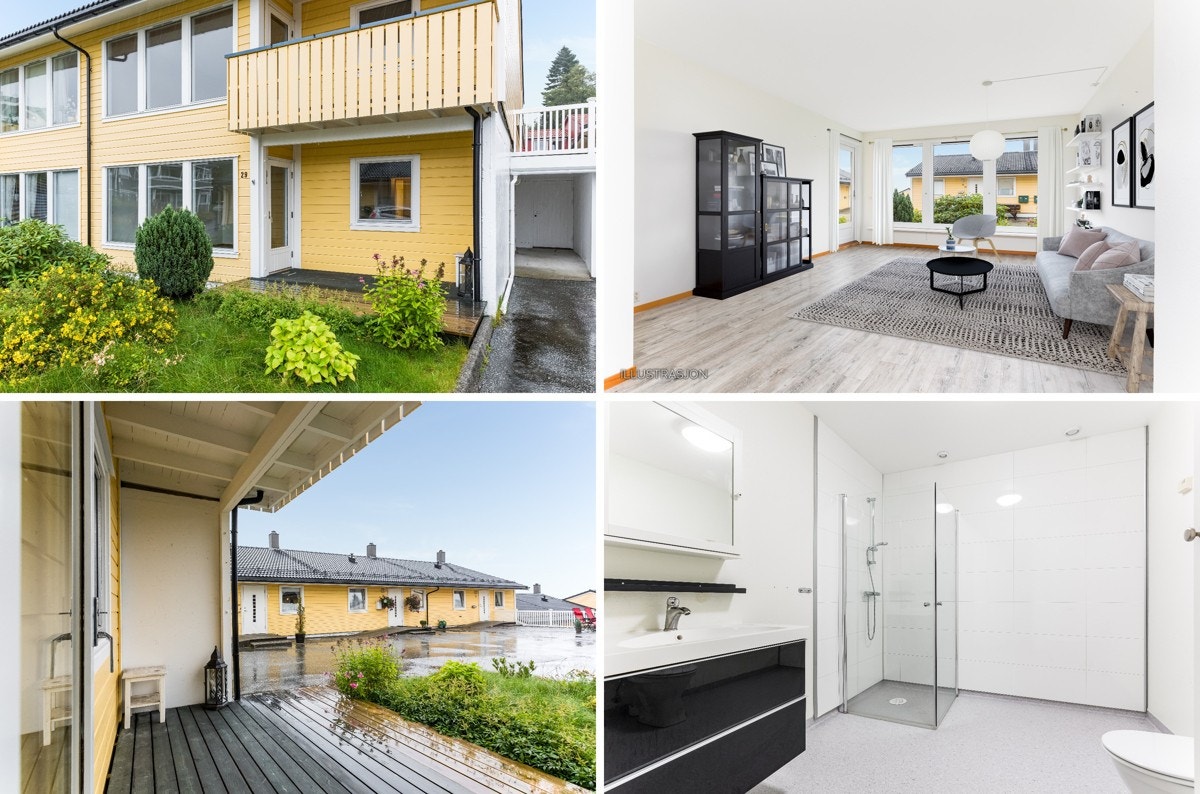 Sethøyen 29, rekkehusleilighet med egen inngang, terrasse og hageflekk. Galleribilde