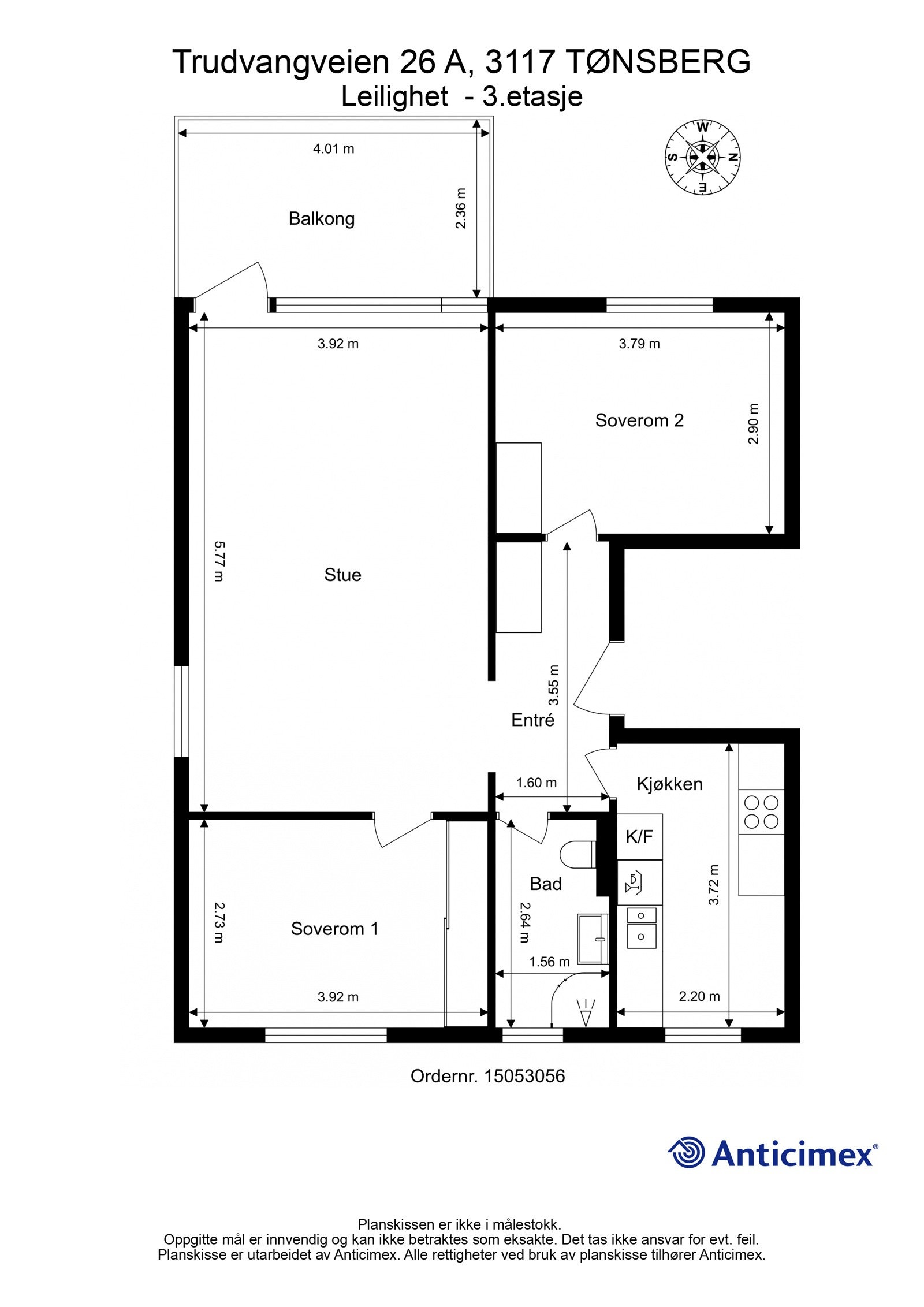 Plantegning Galleribilde
