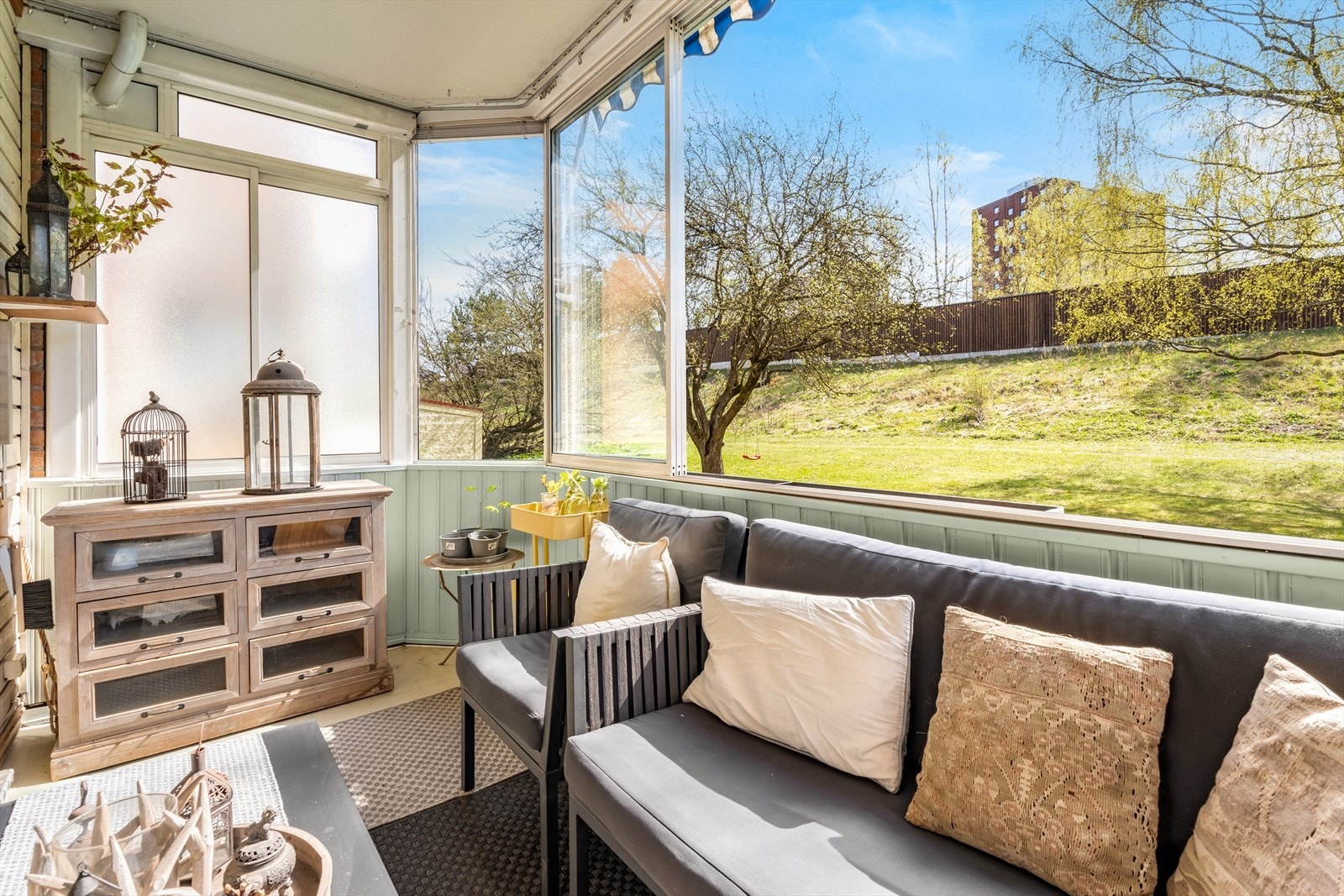 Balkong er sydvendt. Galleribilde