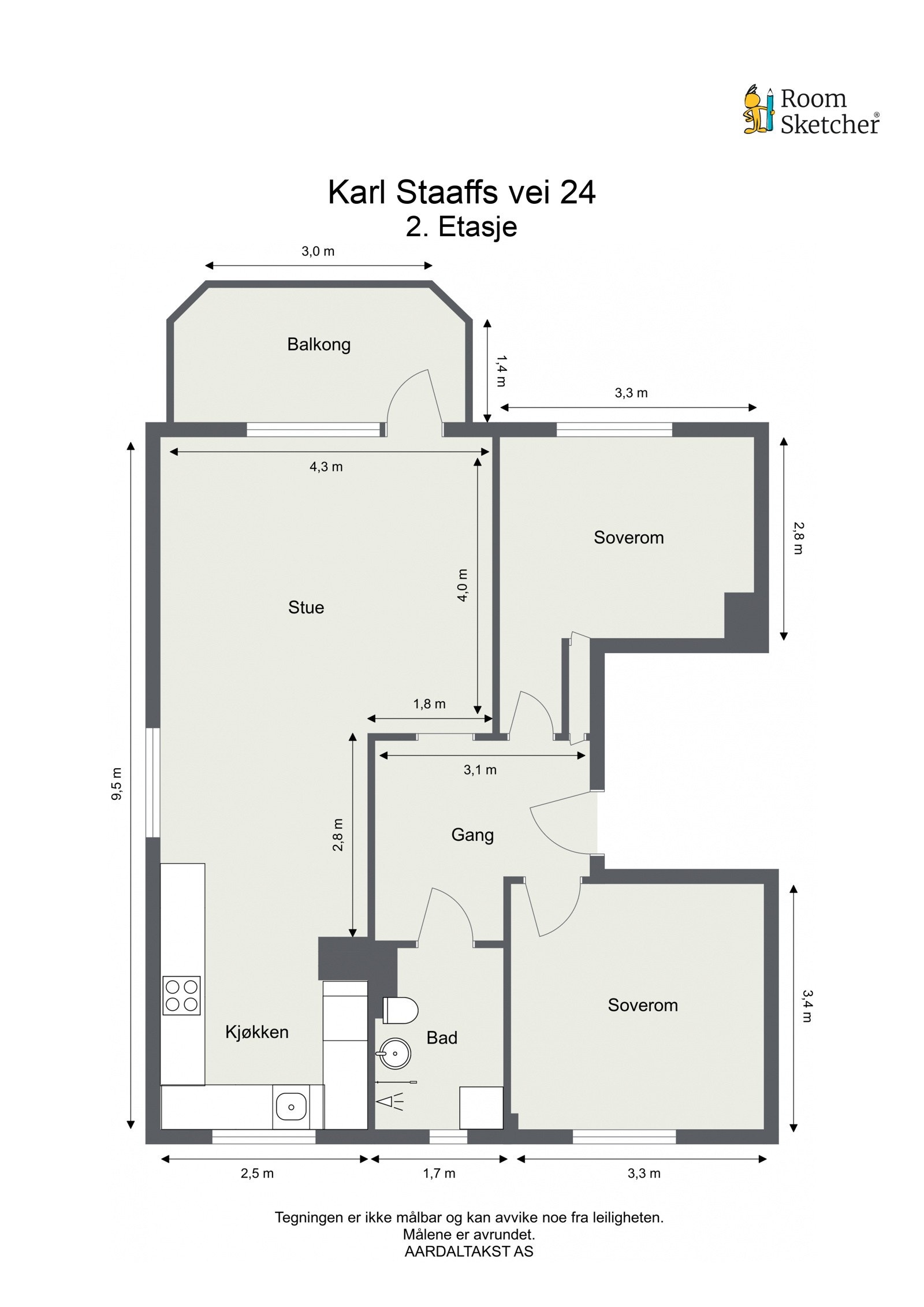 Planskisse. Galleribilde