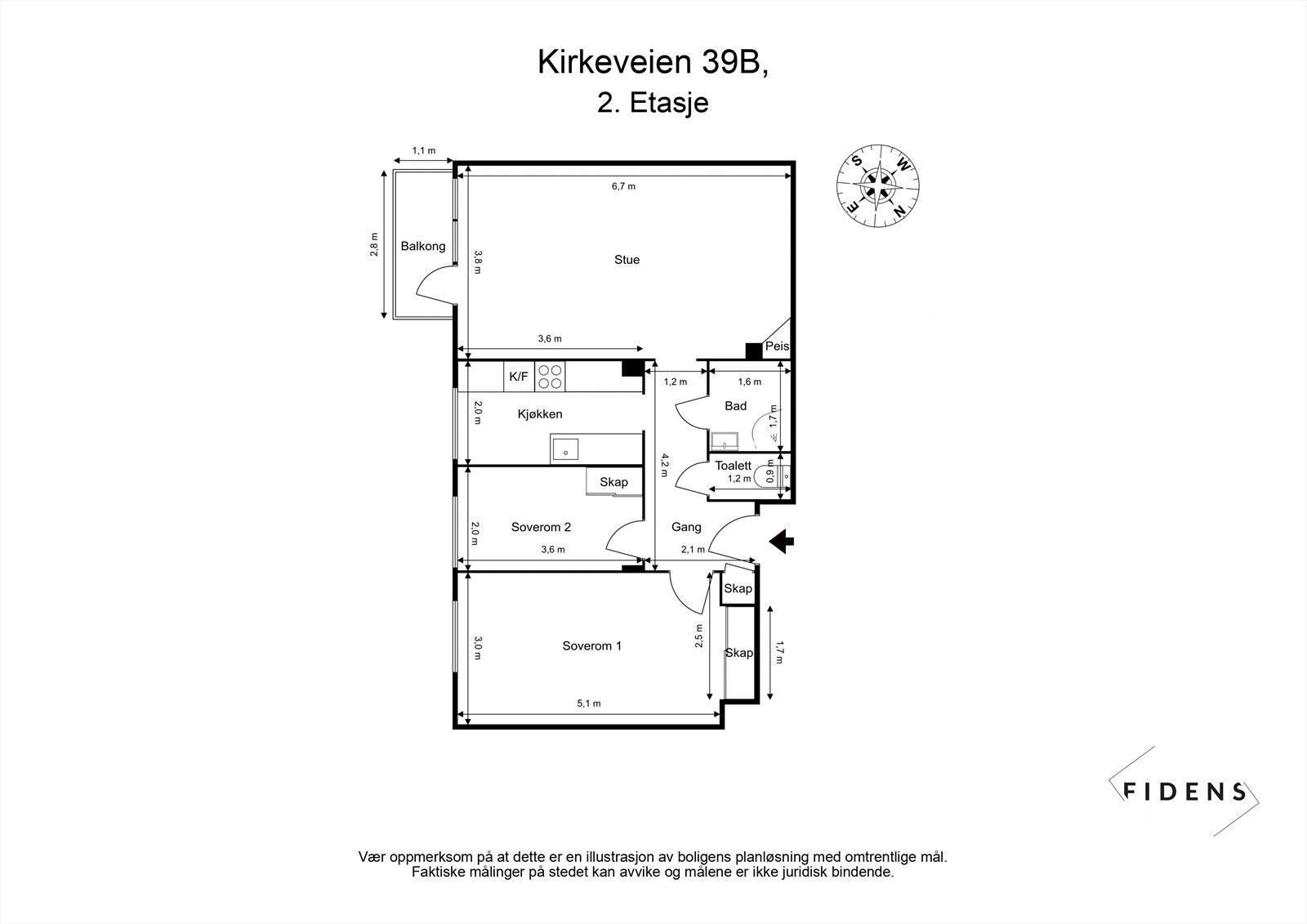 Plantegning Galleribilde