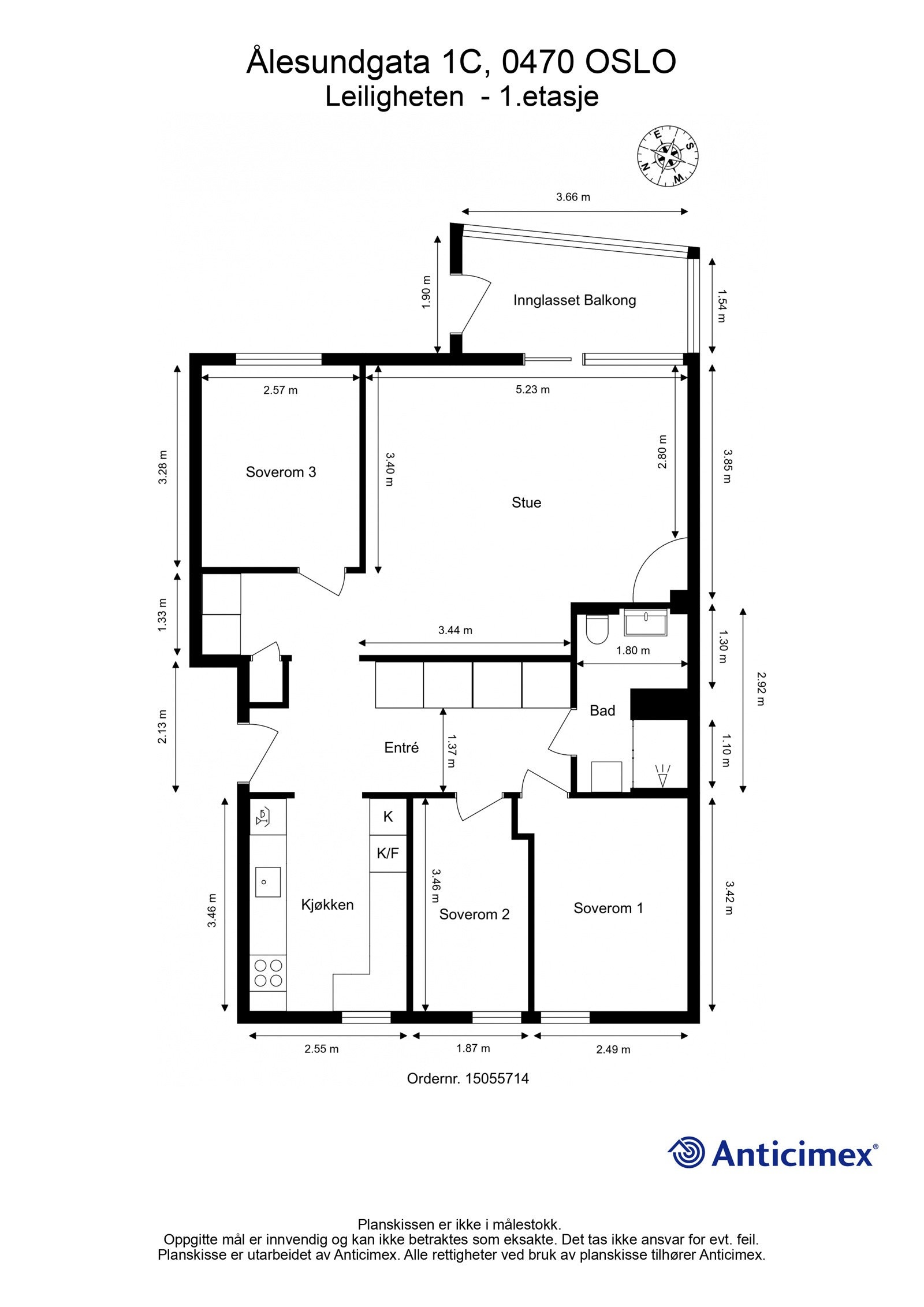 plantegning Galleribilde