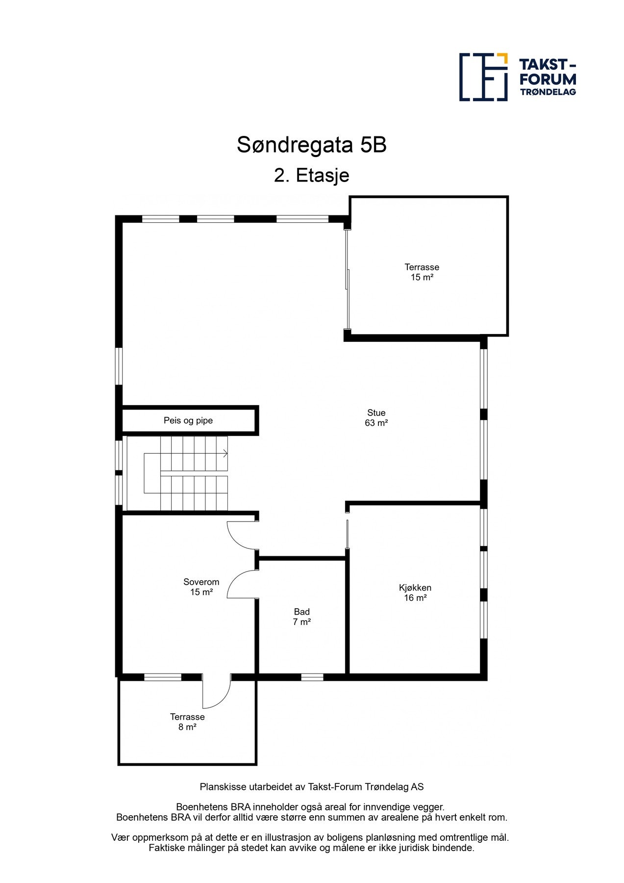 Plantegning - 2. etasje. Galleribilde