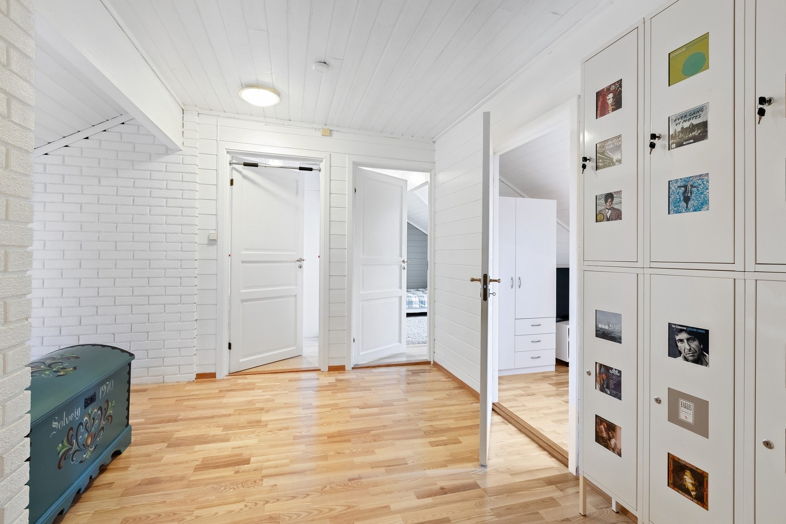 Loftsetasjen rommer 3 soverom, bod og toalettrom. Galleribilde