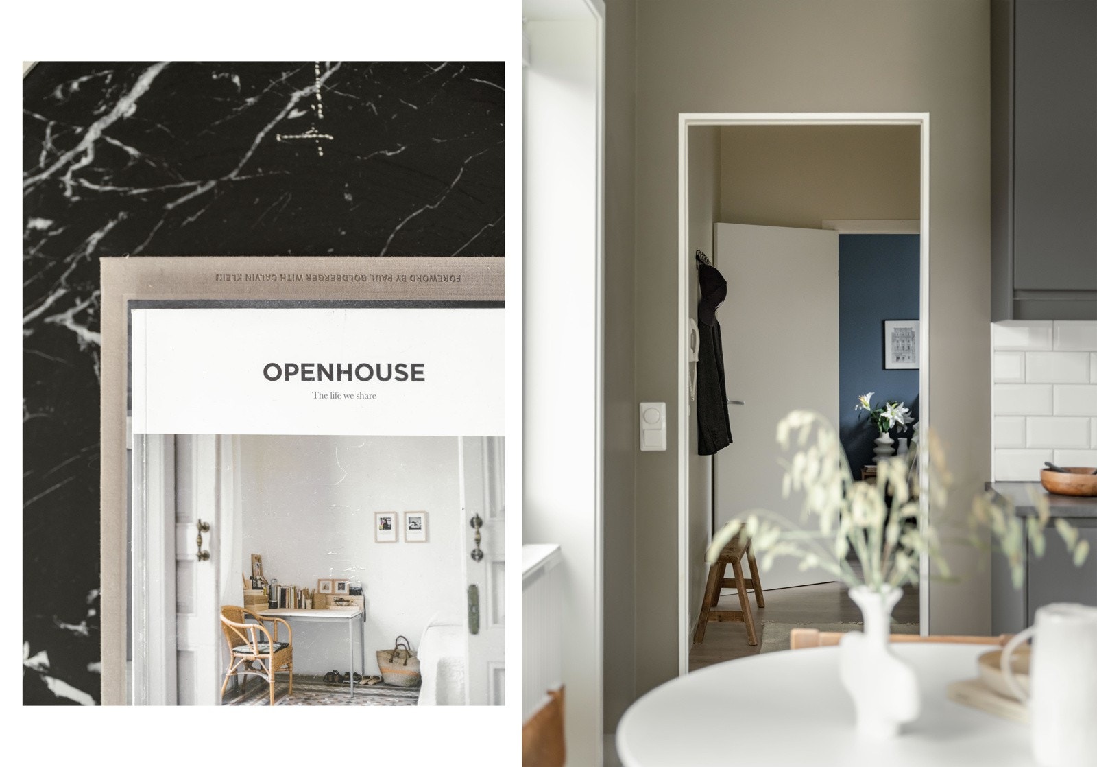 Vi tar turen videre inn på leilighetens soverom. Galleribilde