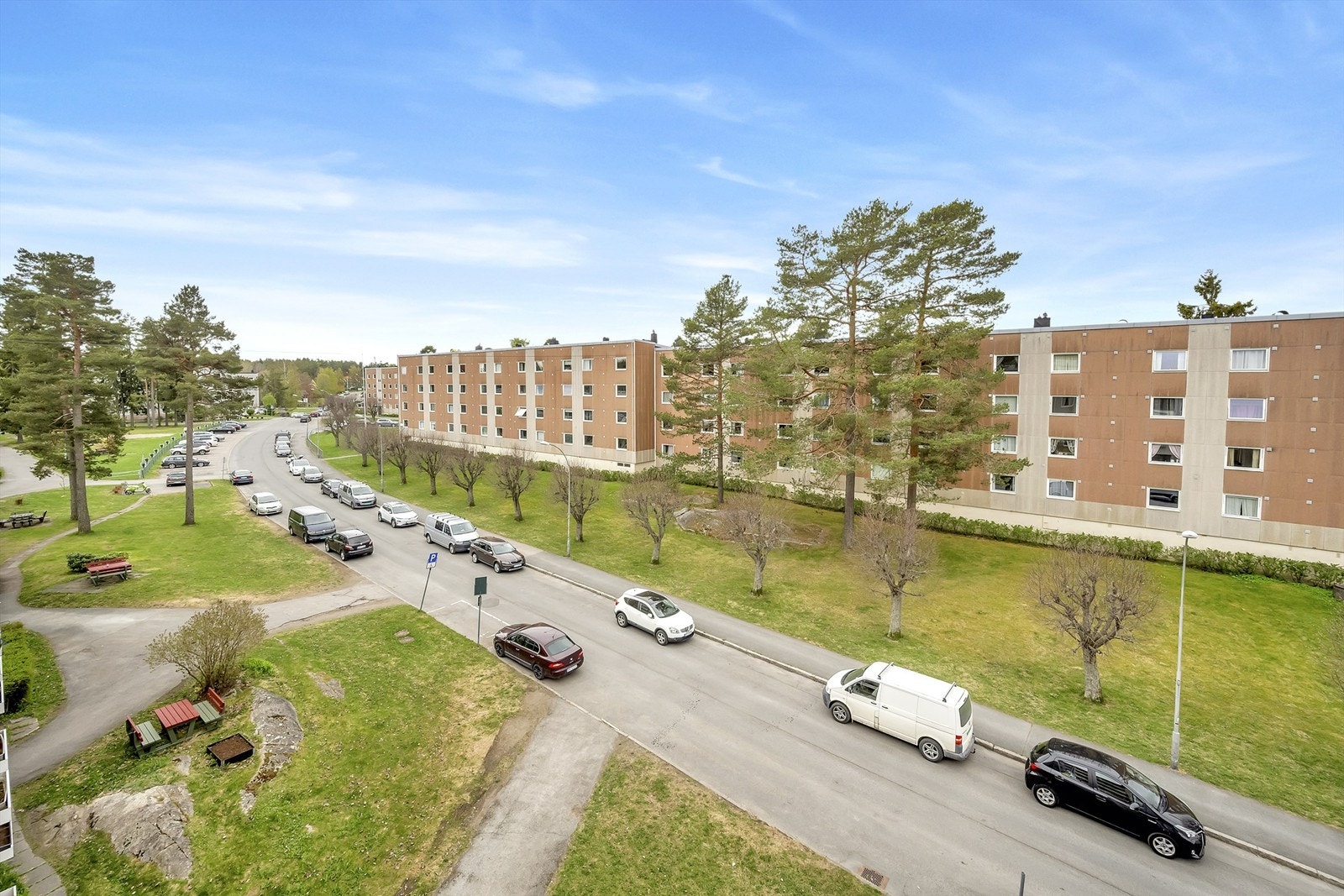 Luftig utsyn, nedover Bølerlia. Galleribilde