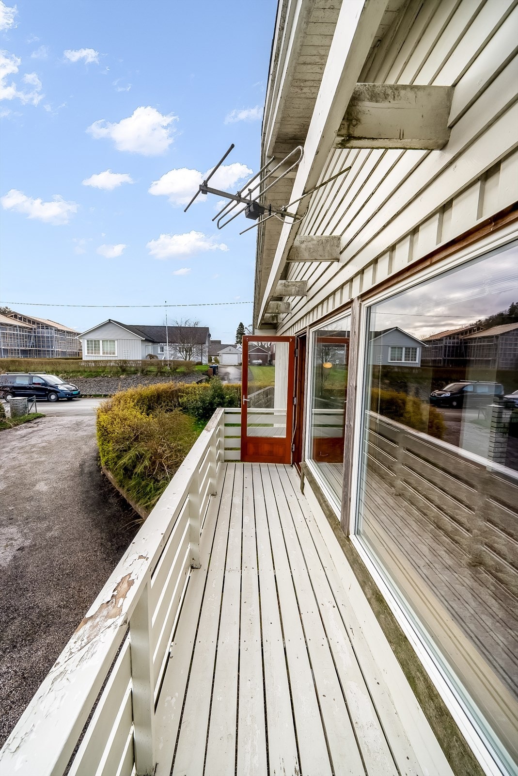 Balkong ved stua. Galleribilde