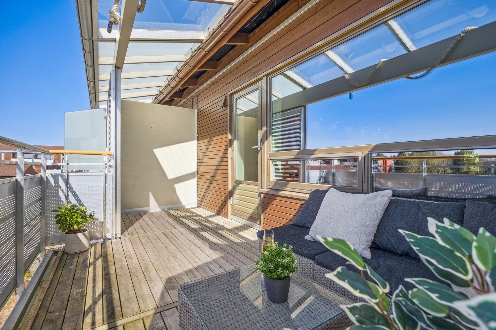 Her er det god plass til møblement i hyggelige omgivelser. Galleribilde