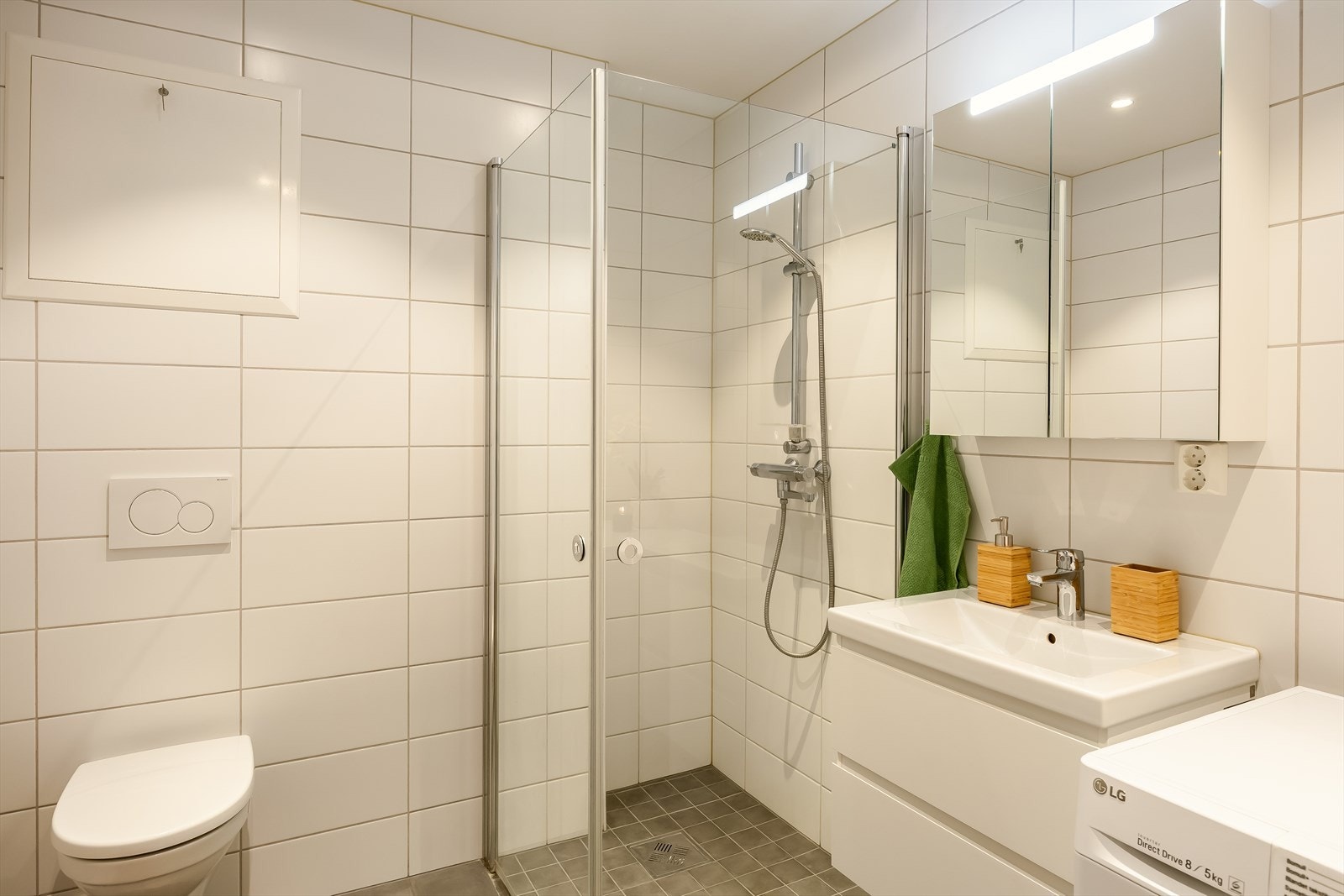 Badet har fått tilstandsgrad 1 av takstmannen. Galleribilde