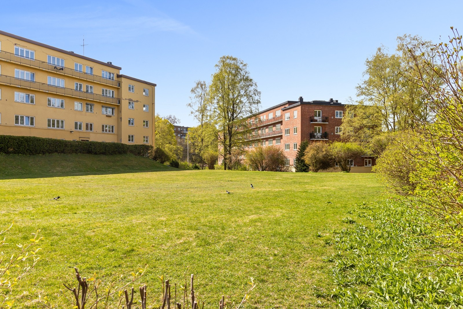Borettslaget har felles bod til parkering av sykler. Galleribilde