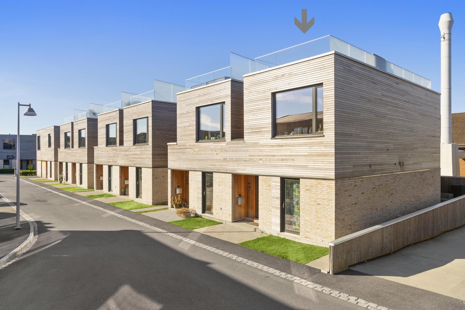 Vertikaldelt Townhouse oppført i 2019 Galleribilde