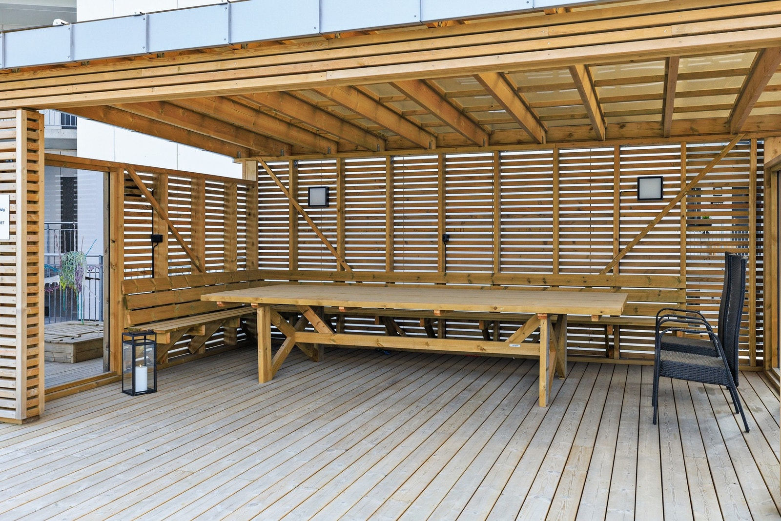 Pent opparbeidet felles uteområde med gode solforhold Galleribilde