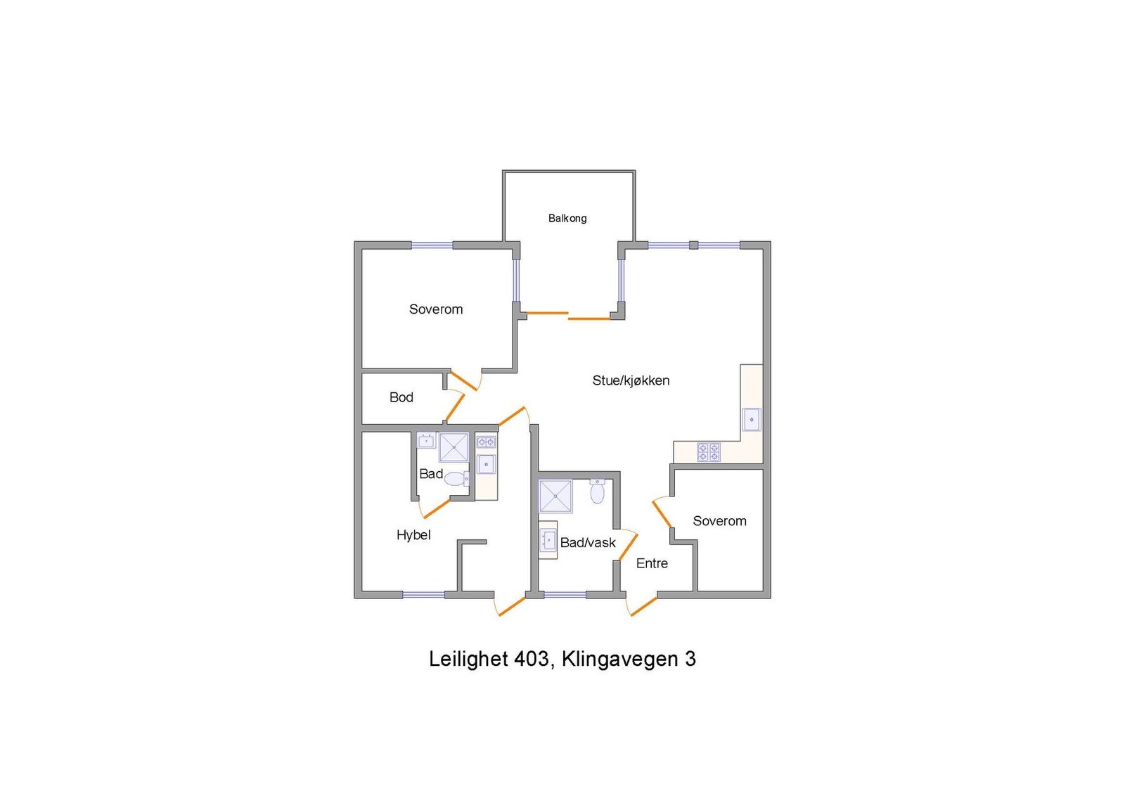 Planskisse Galleribilde