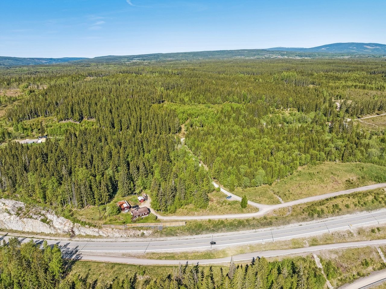 Dronefoto Galleribilde