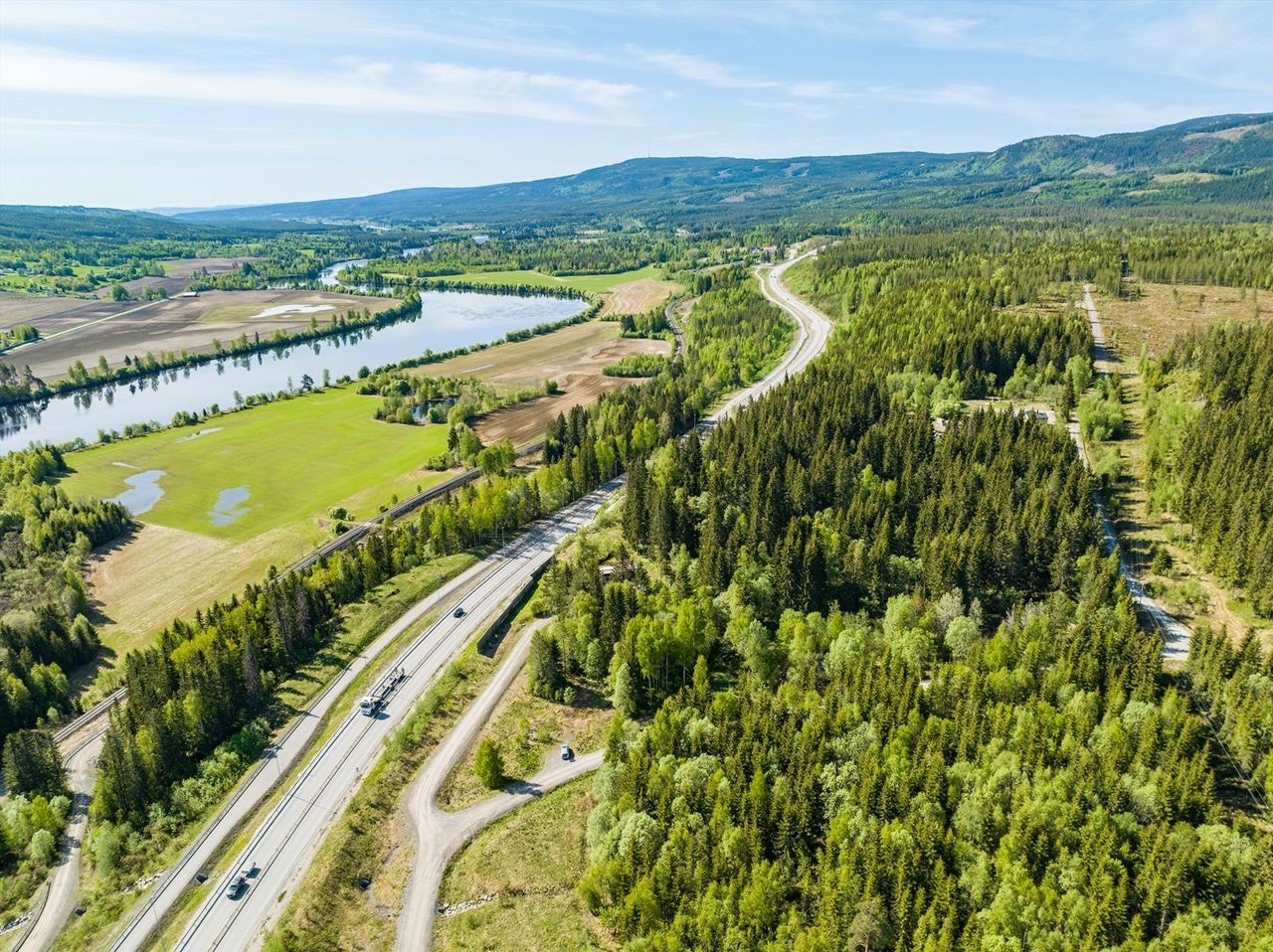 Råtomt beliggende på Åsta nord / Korperud, ca. 4 km sør for Rena sentrum Galleribilde