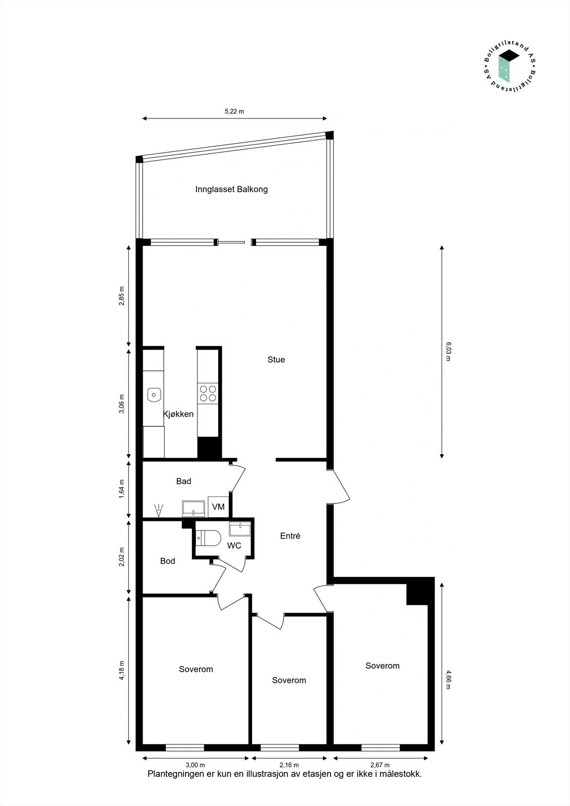 Planskisse. Galleribilde