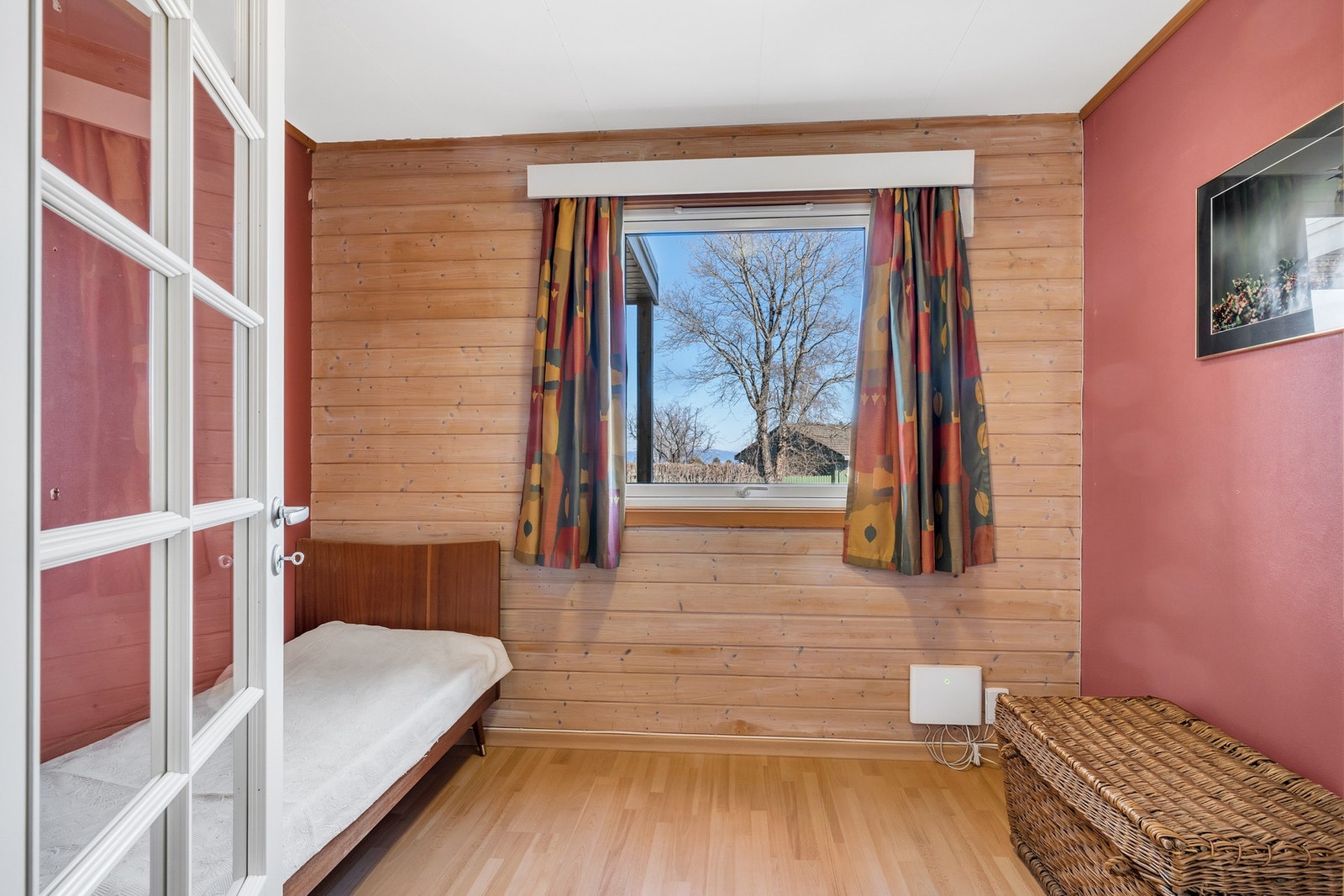 Det minste soverommet er på 6 m² og passer utmerket som barnerom. Galleribilde