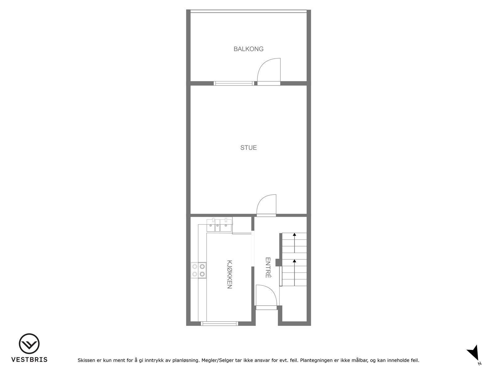 Plantegning hovedetasje Galleribilde
