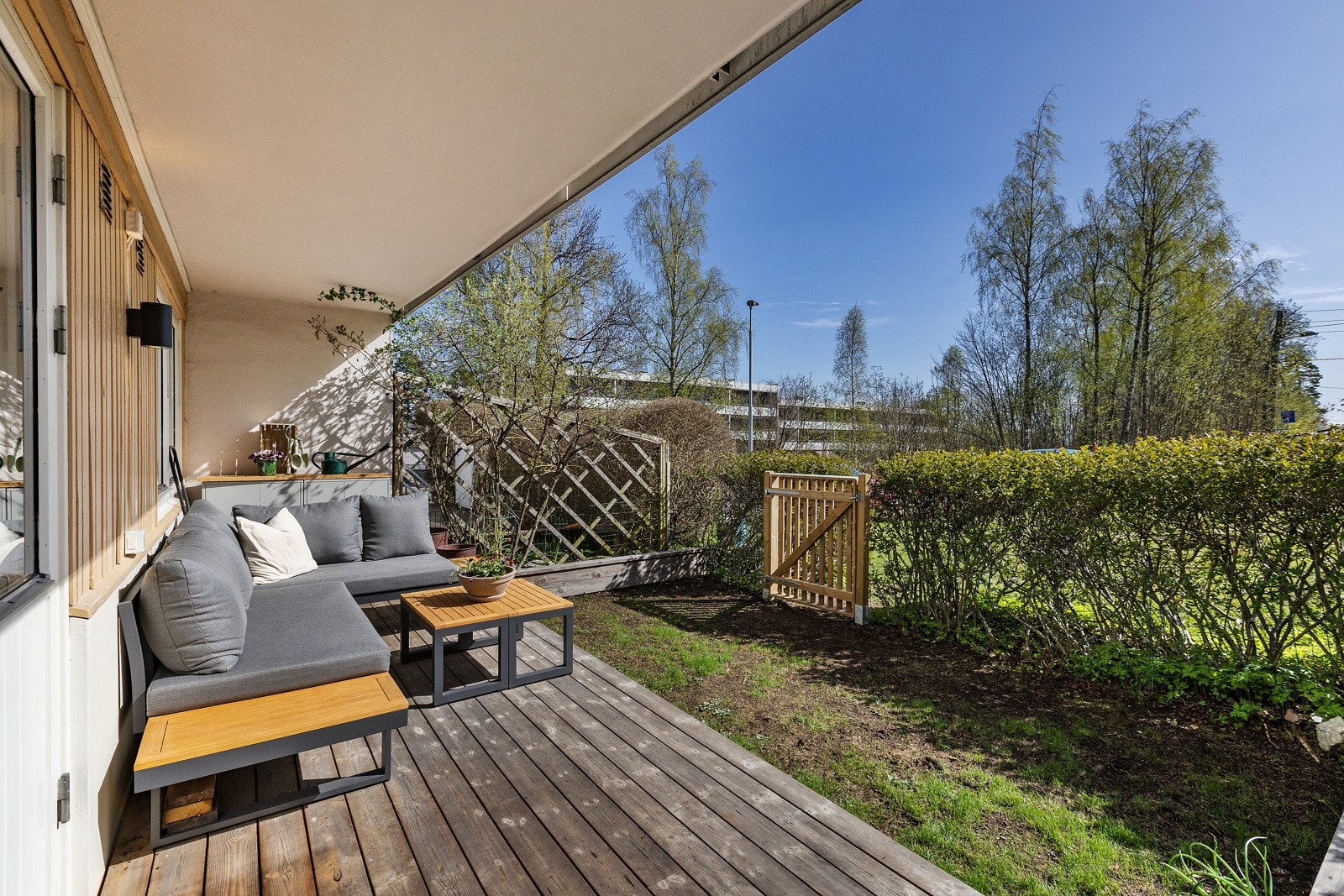 En mer privat markterrasse med sol hele dagen skal man lete lenge etter. Galleribilde