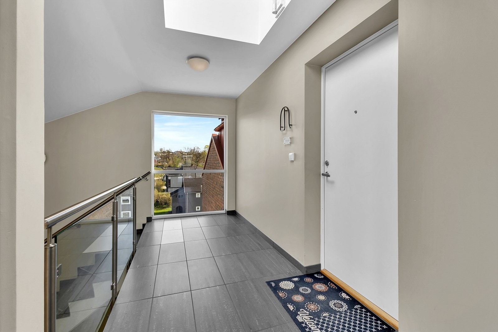 Trappegangen er lys og trivelig. Galleribilde