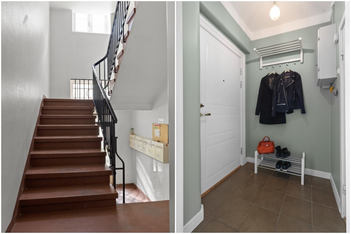 Trappeadkomst til boligen - Velkommen inn! Galleribilde