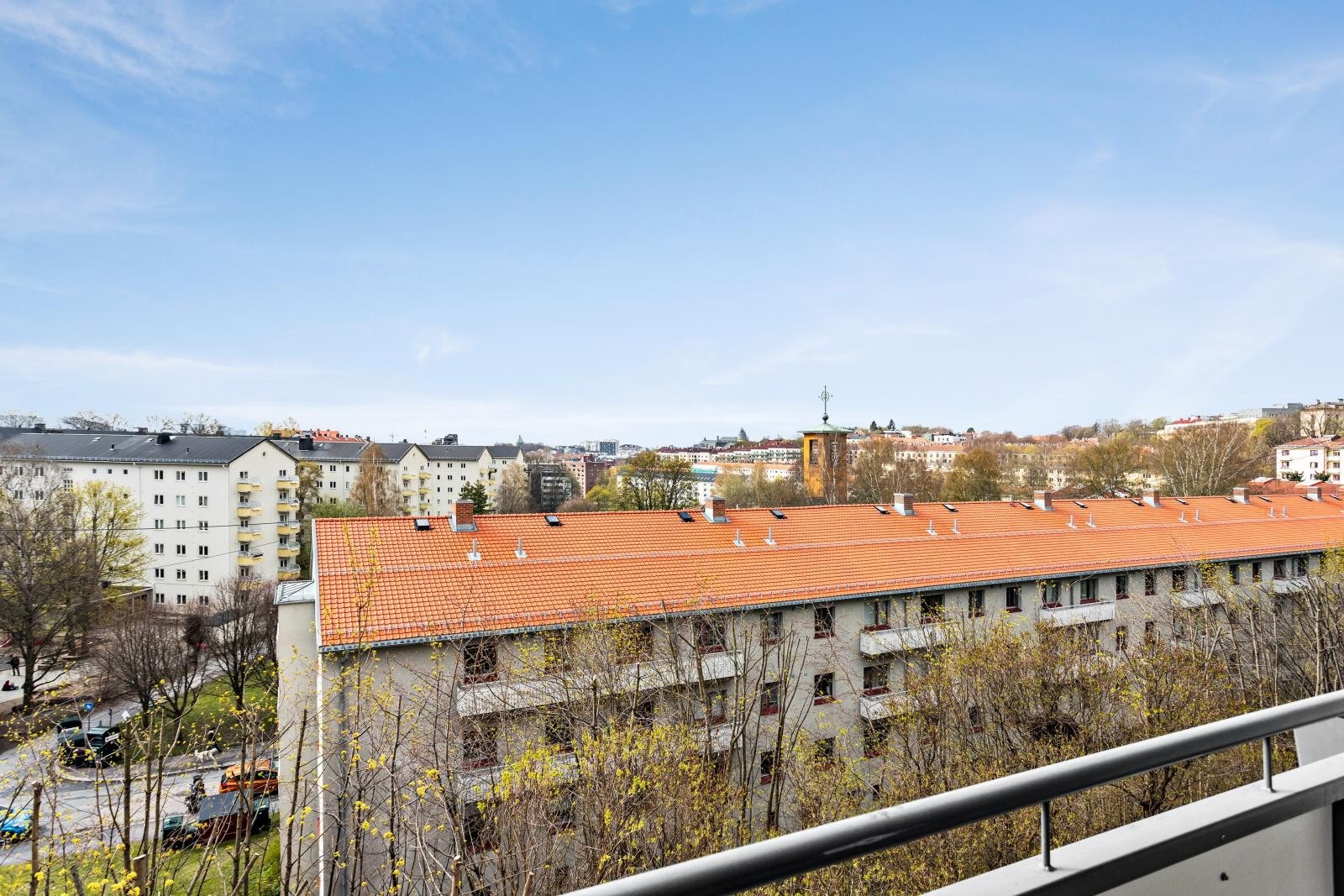 utsikt fra balkong Galleribilde