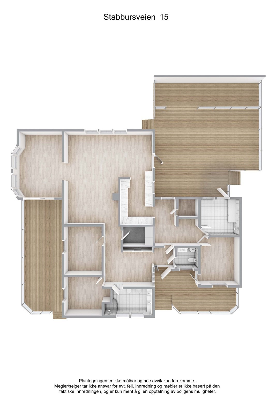 Planskisse 3D Galleribilde