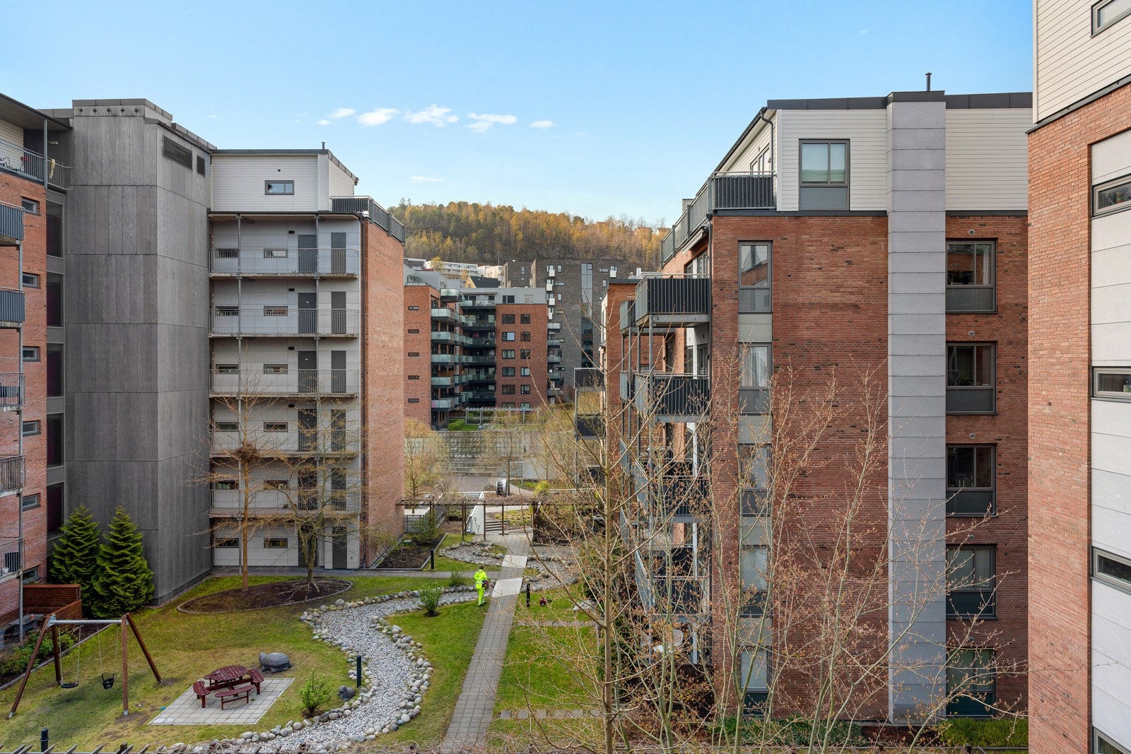 Utsikt fra balkongen. Galleribilde