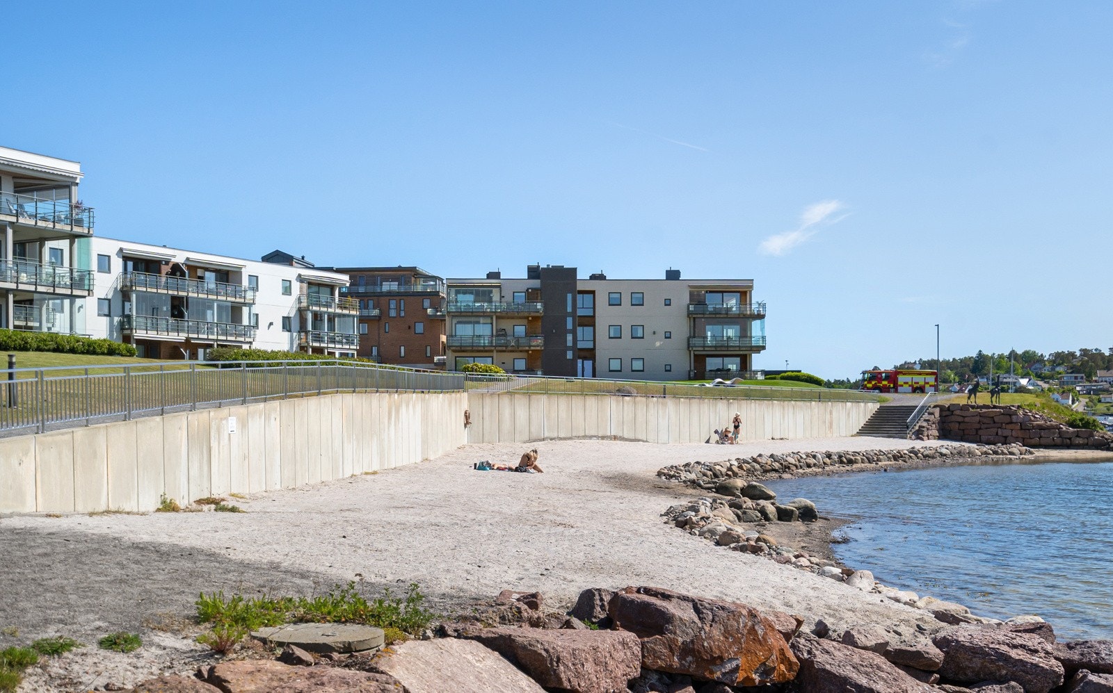 Vestvendt strand Galleribilde