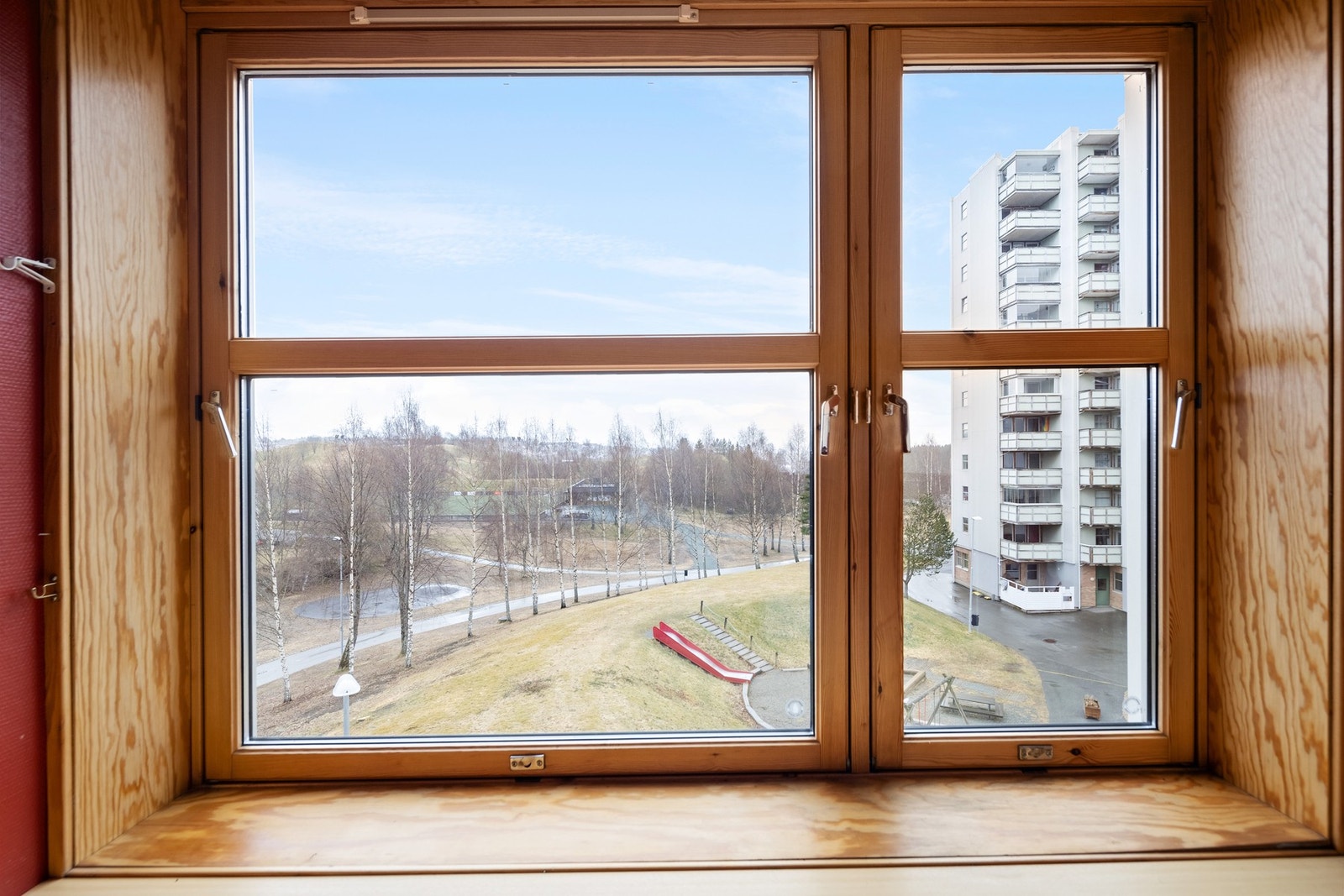 Flott utsikt fra leiligheten Galleribilde