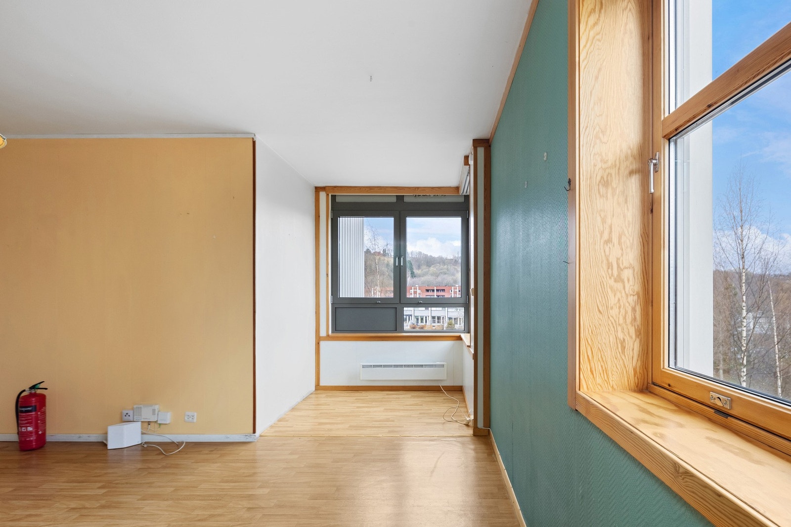 Stuen har et lite innhuk Galleribilde