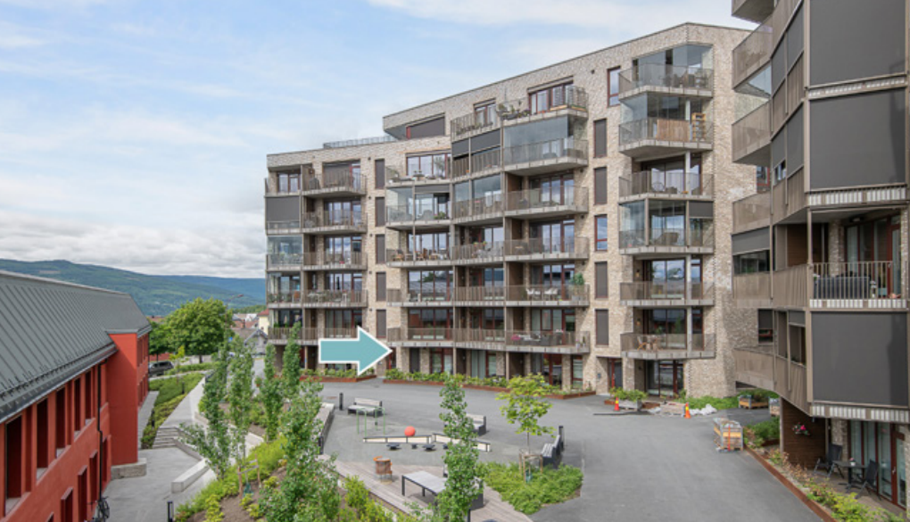 Leiligheten ligger i bygg A med sørvestvendt beliggenhet. Galleribilde